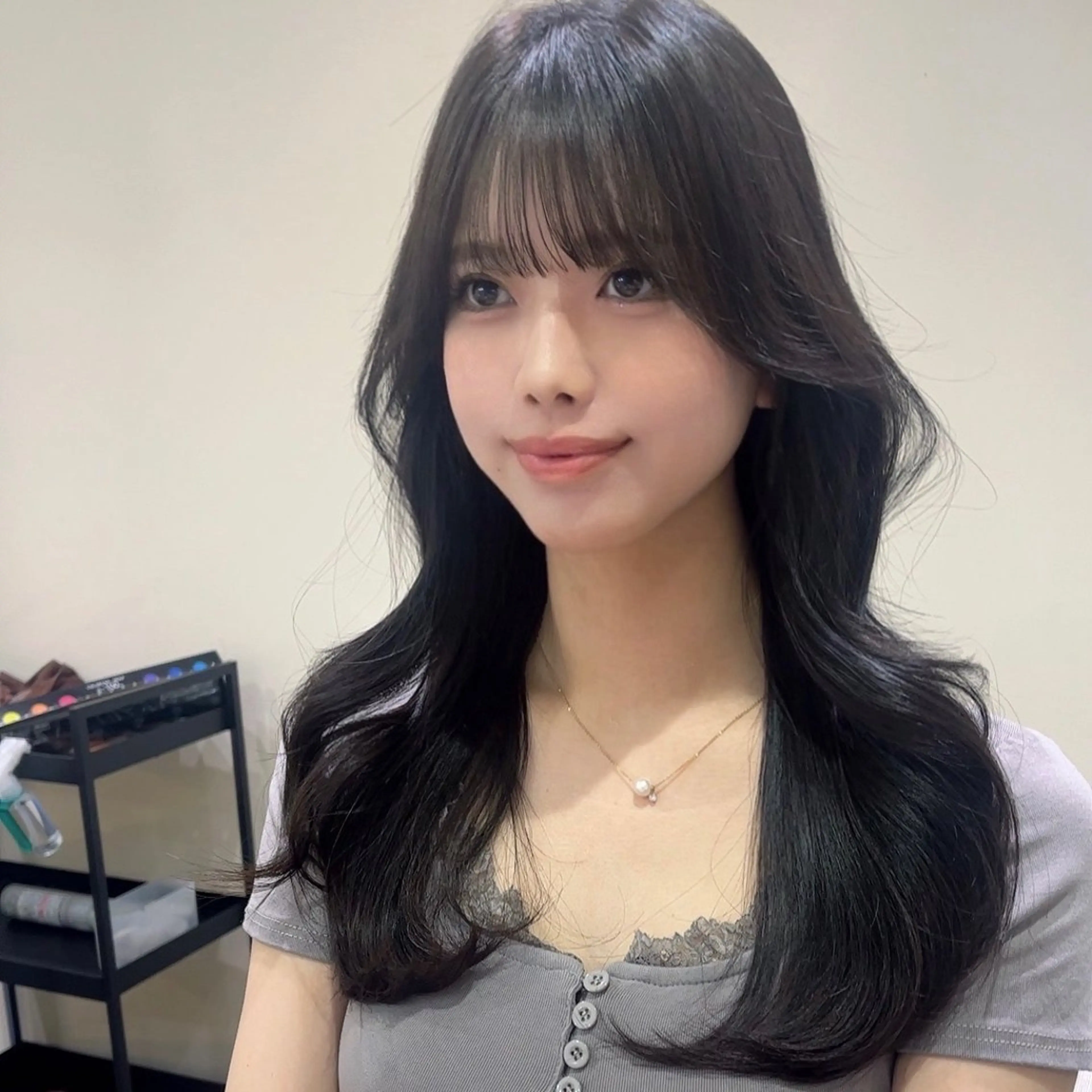 ロング カラー Sugar【シュガー】所属・ブリーチなしWカラー /レイヤーカット大阪のヘアスタイル