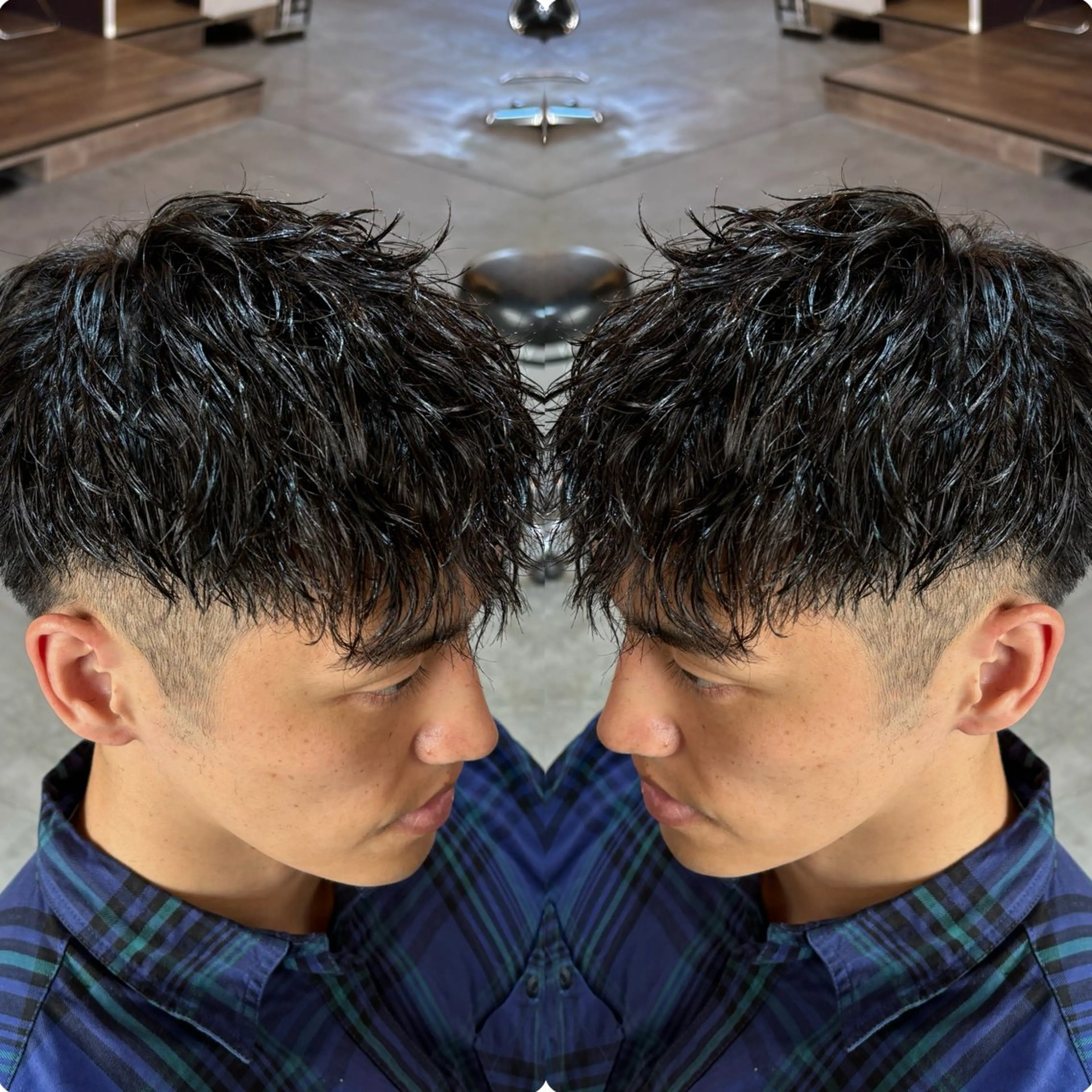 ミディアム 👑曲がる縮毛矯正 /パーマ👑ショウのヘアスタイル