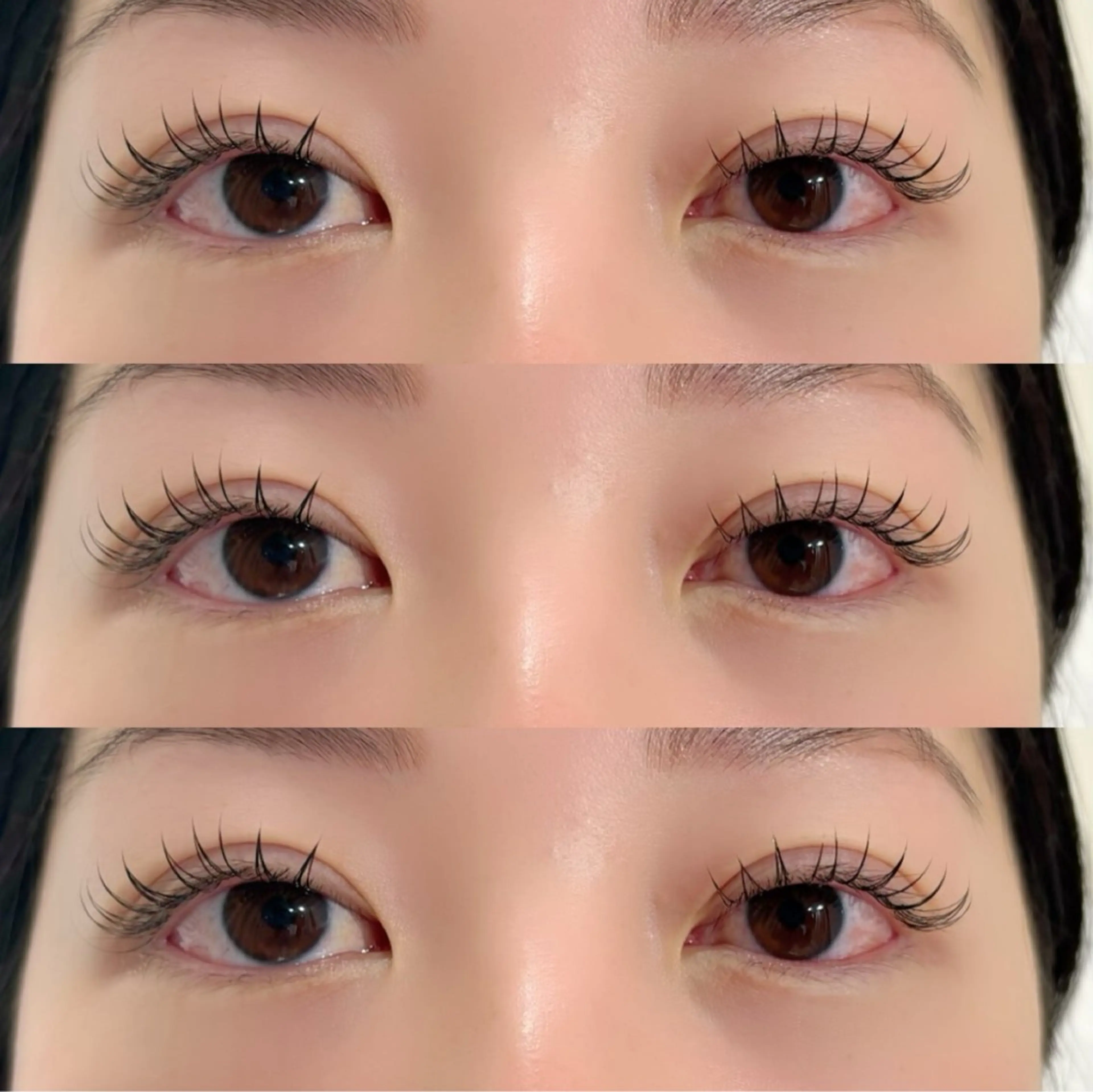 マツエク・マツパ 束感まつ毛 Cカール セクシー saki♡ レイヤーカット♡八柱のヘアスタイル