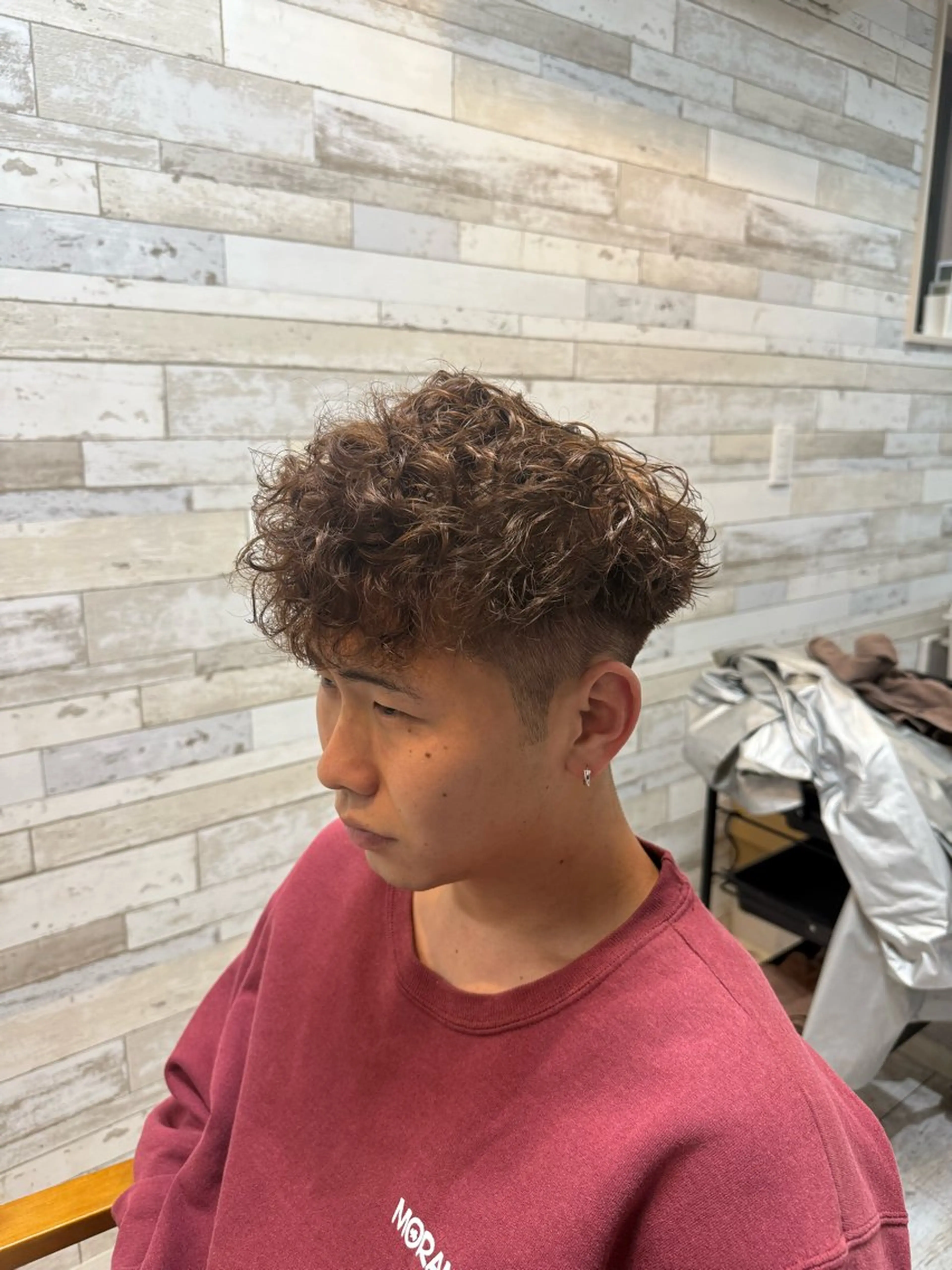 メンズ カット パーマ 古谷 礼穏のヘアスタイル