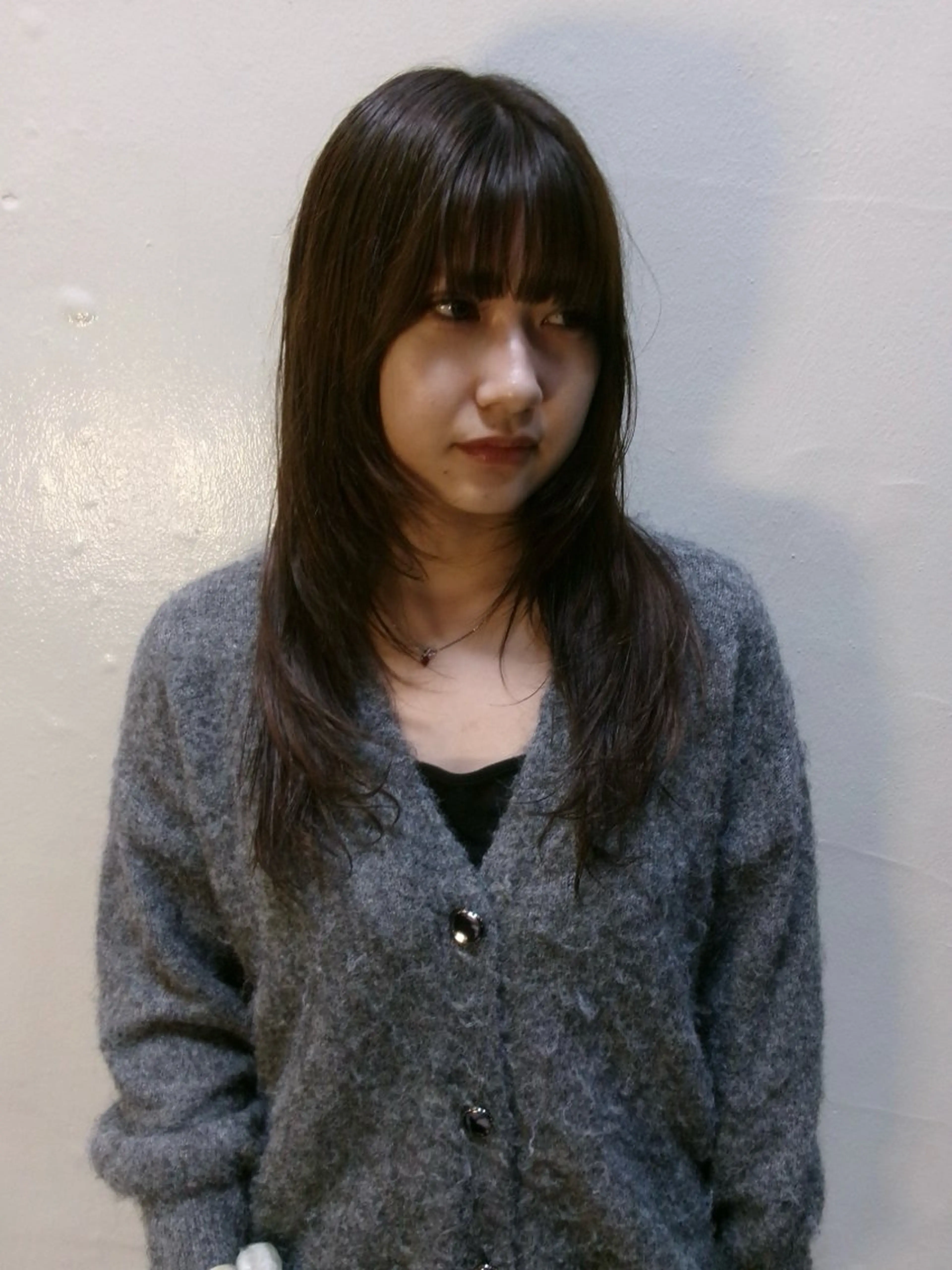 セミロング カット ヘアカラー トリートメント ニワ/レイヤーカット /透明感カラー💎のヘアスタイル