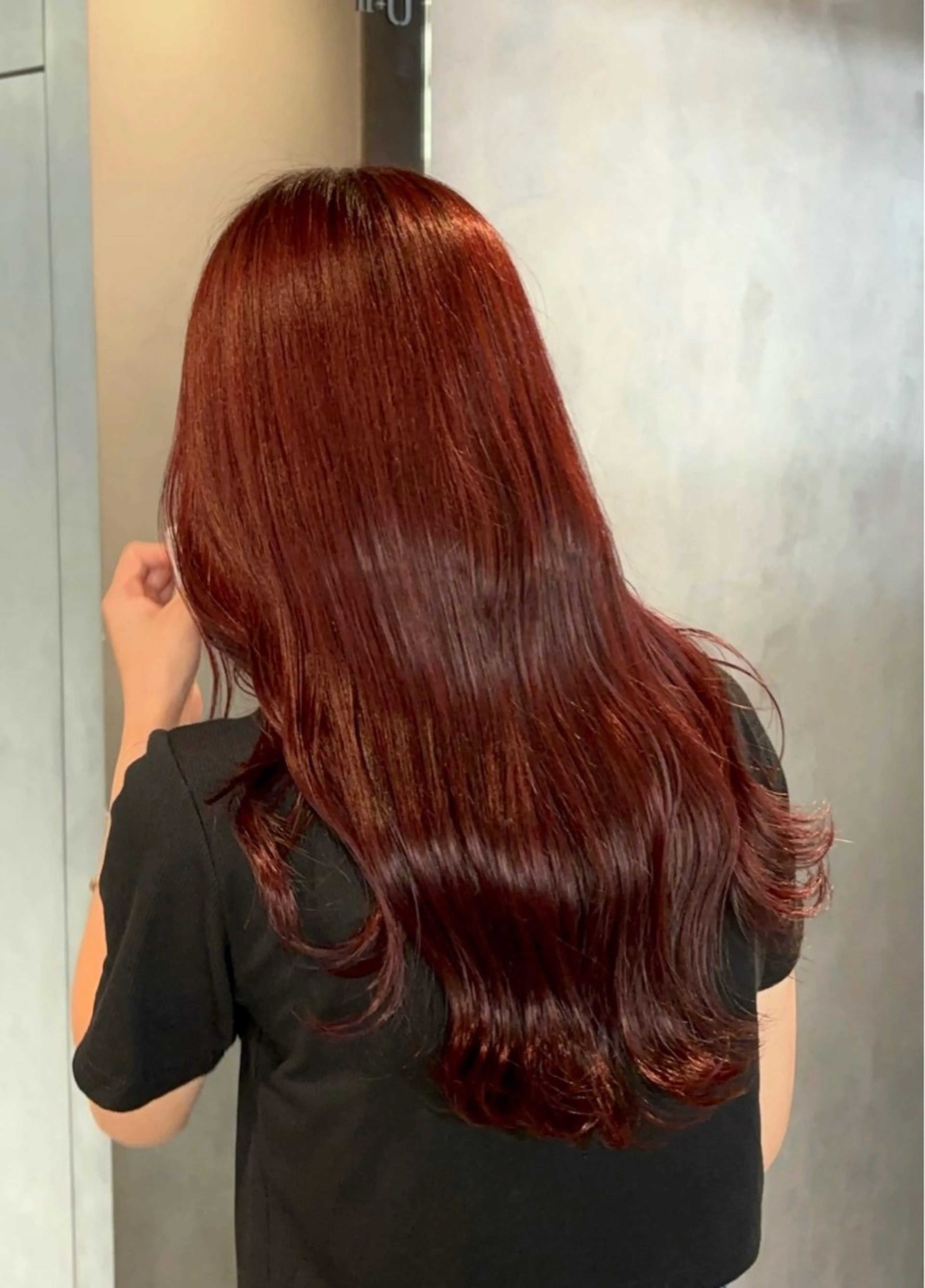 ロング レイヤーカット×暖色 カラー🎀ASAKAのヘアスタイル