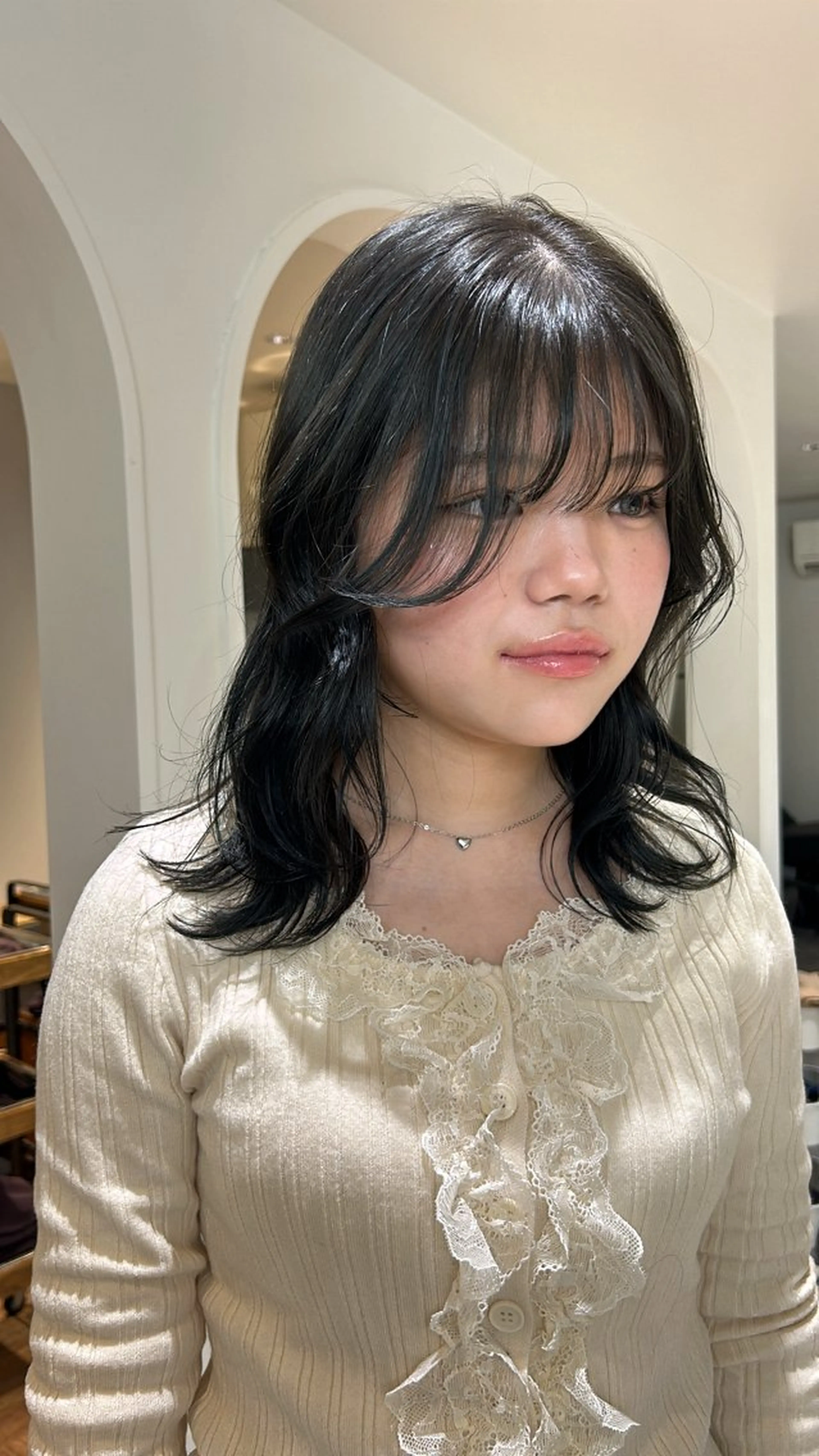 ミディアム カラー カット ヘアカラー じゅわっと暖色カラー 🍊Moemiのヘアスタイル