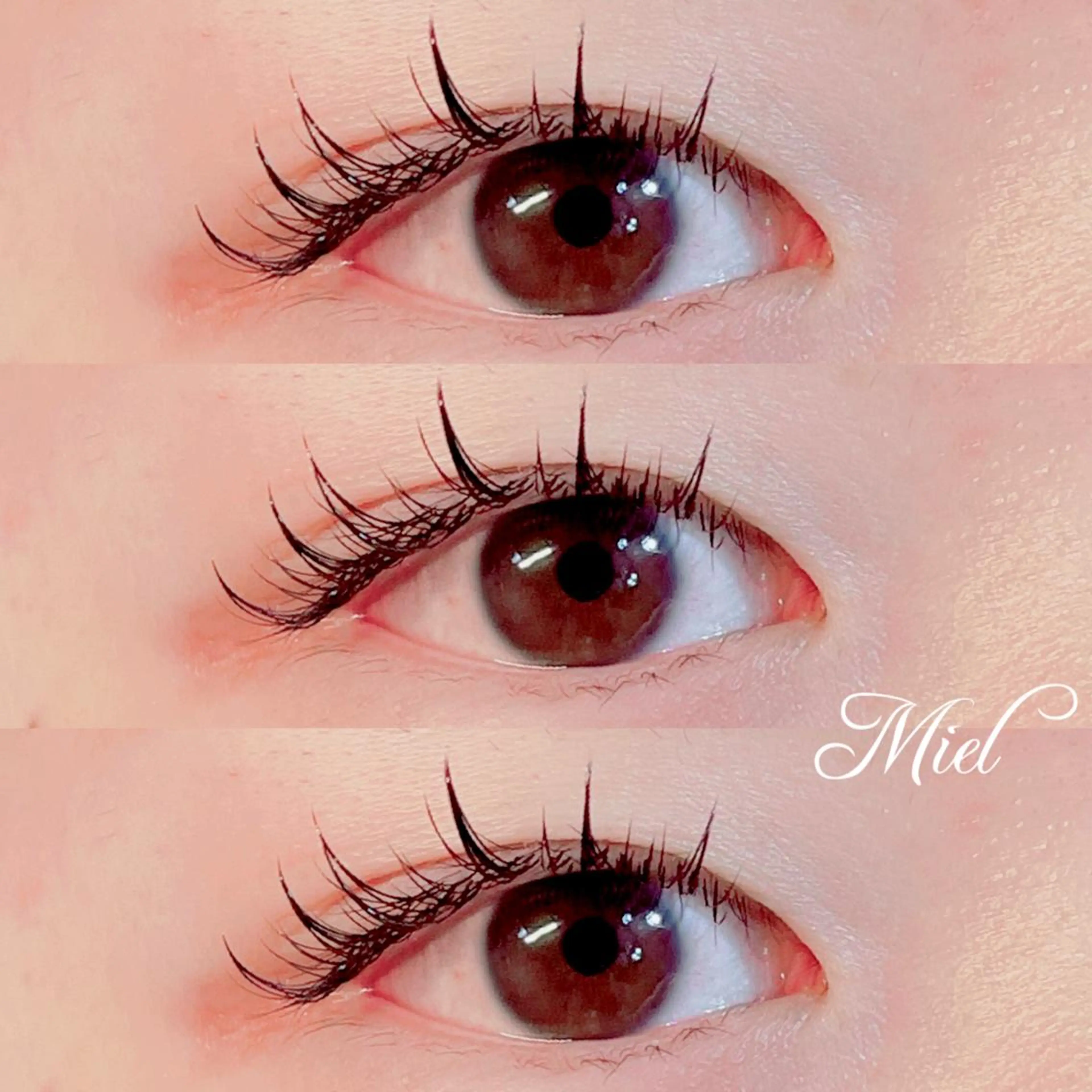 マツエク・マツパ カラーマツエク フラットラッシュ ボリュームラッシュ ワンホンマツエク Mori ✨Mystical✨のマツエク・マツパデザイン