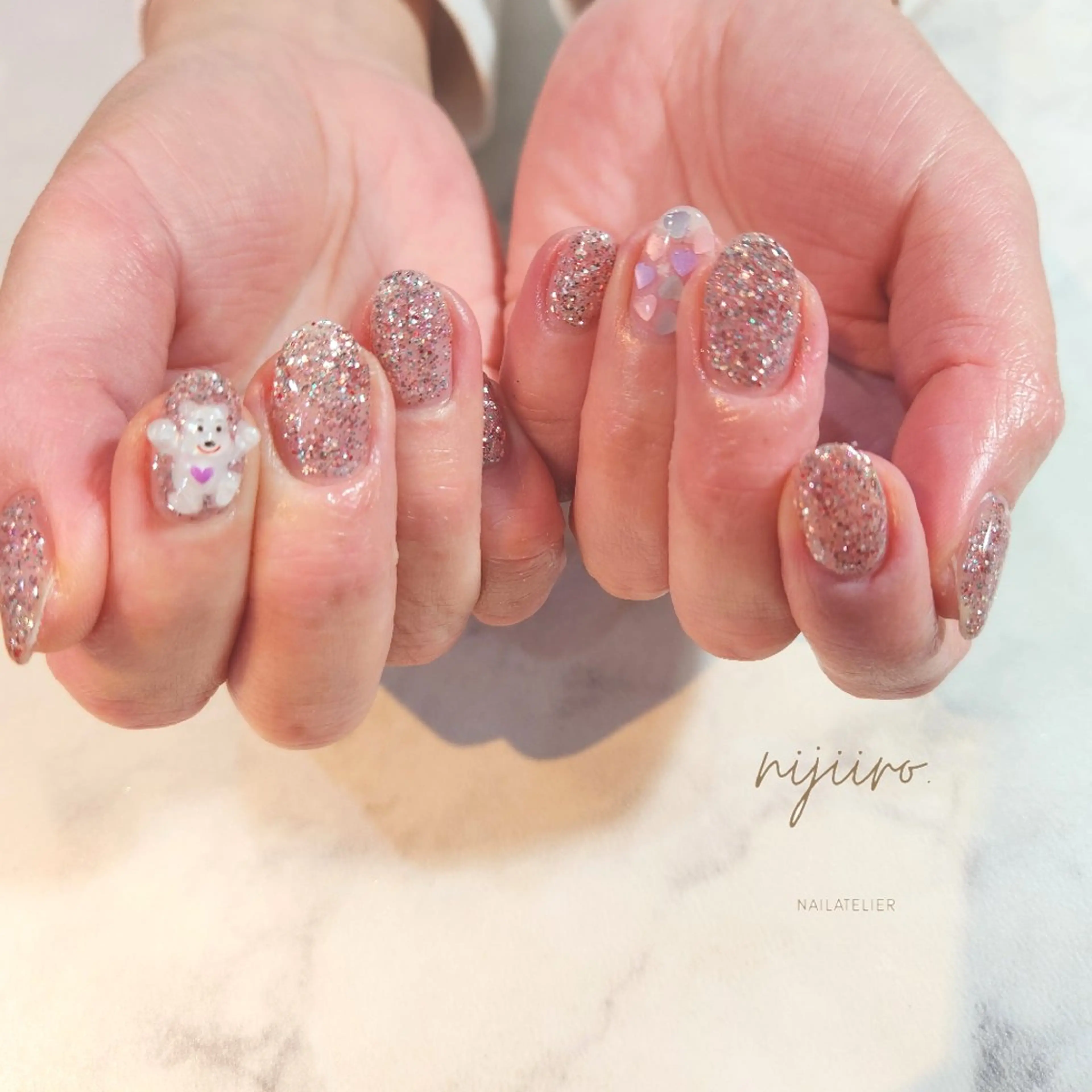 ネイル 持ち込み ハンドネイル nailatelier nijiiro.所属・nijiiro🌈 サトウのネイルデザイン