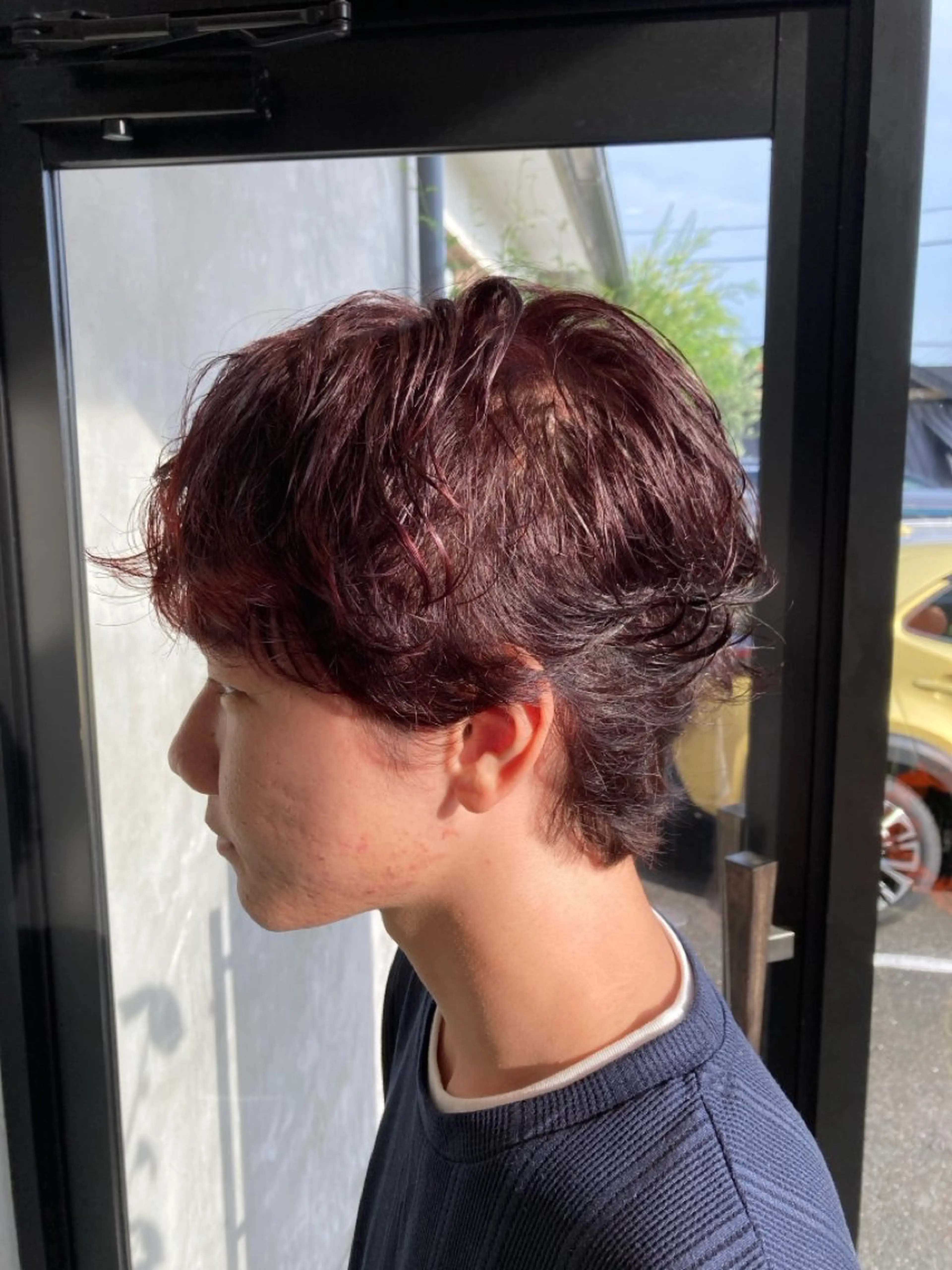 カラー メンズ 大西 瞭弘のヘアスタイル