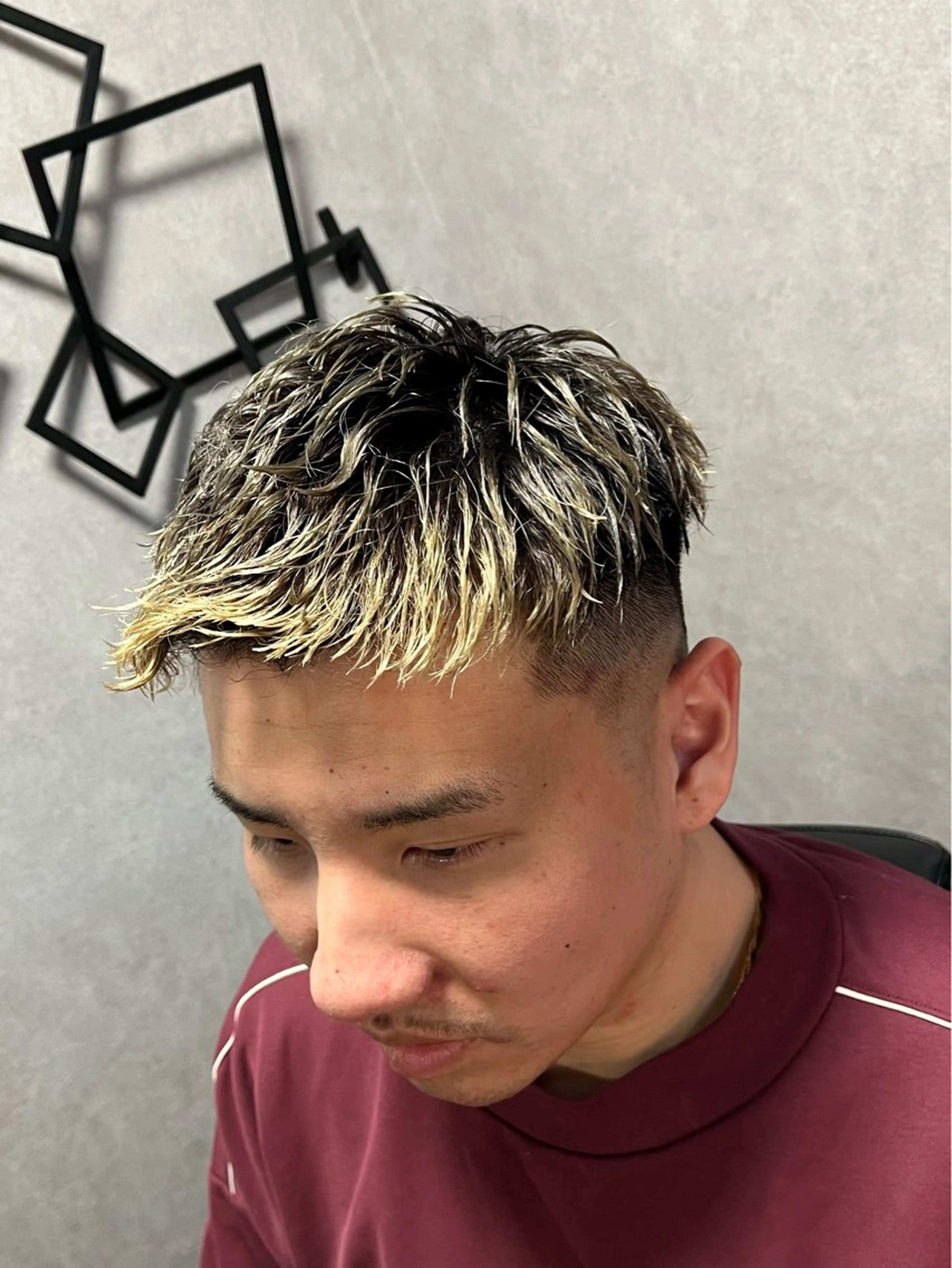 ショート パーマ CuMARi所属・🌈福本 裕也🌈のヘアスタイル