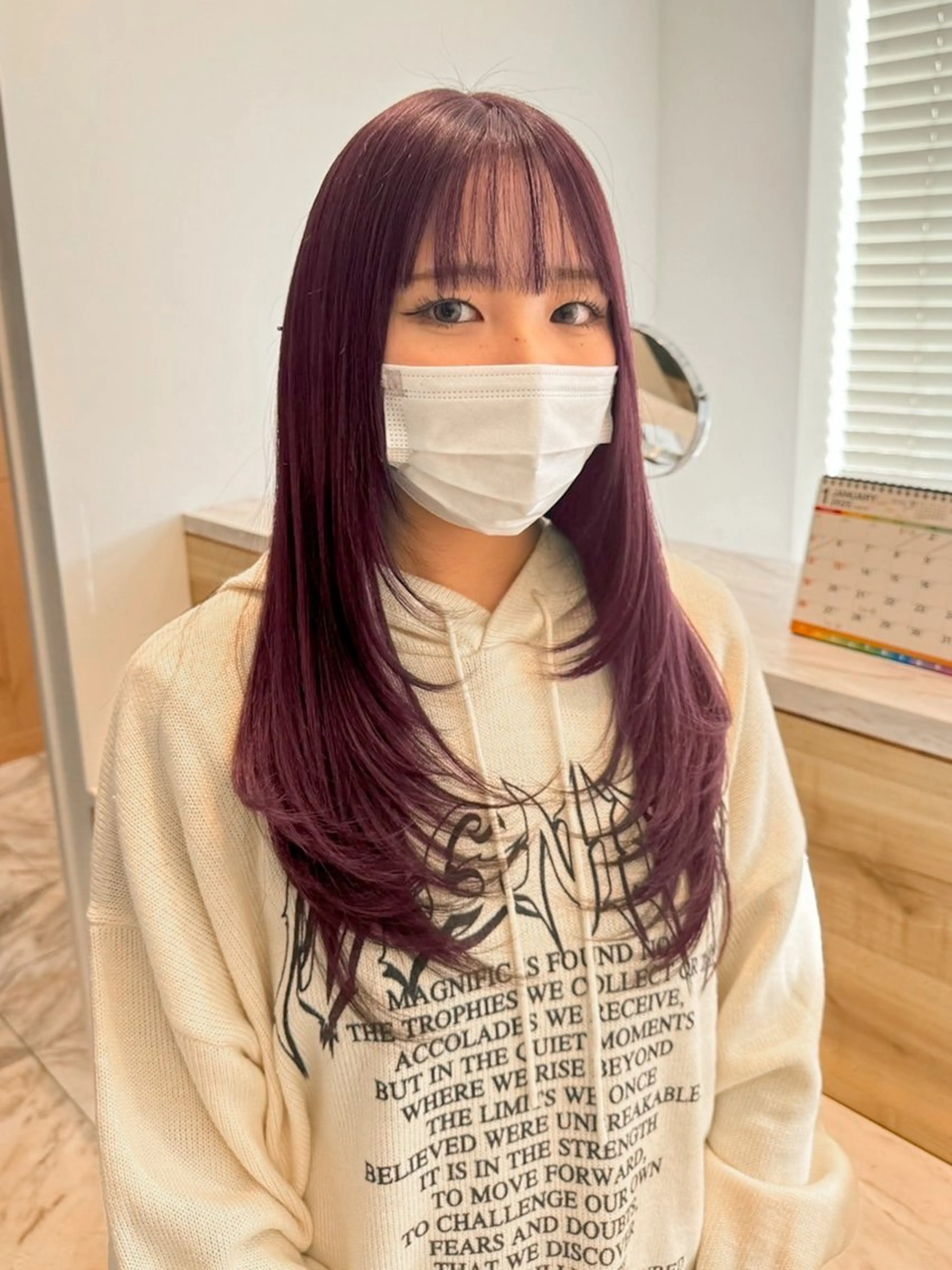 ロング カット ヘアカラー トリートメント ATENA所属・撮影モデル様募集 直樹のヘアスタイル