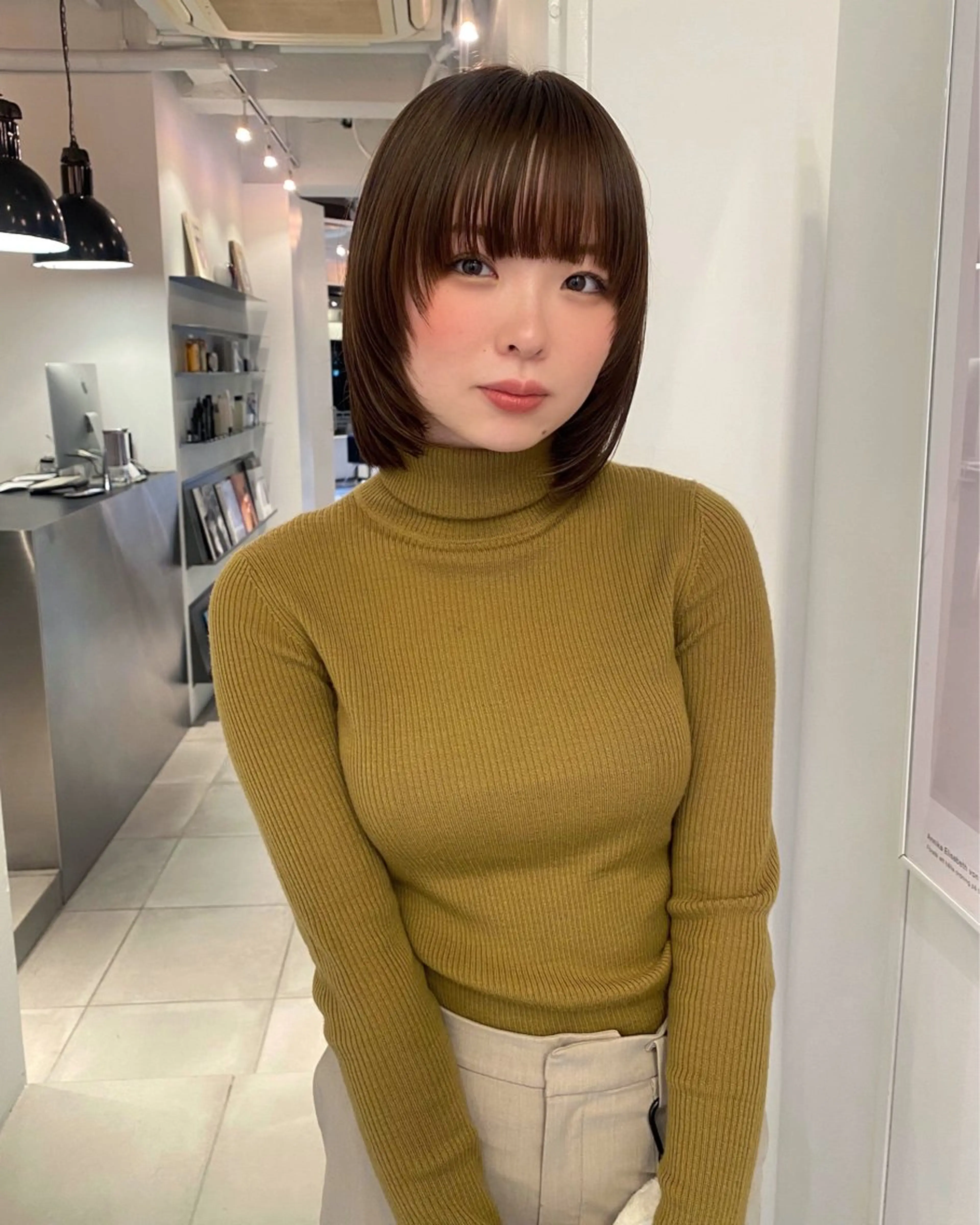 ショート カラー riria/ボブ /ブラウンカラー🎀のヘアスタイル