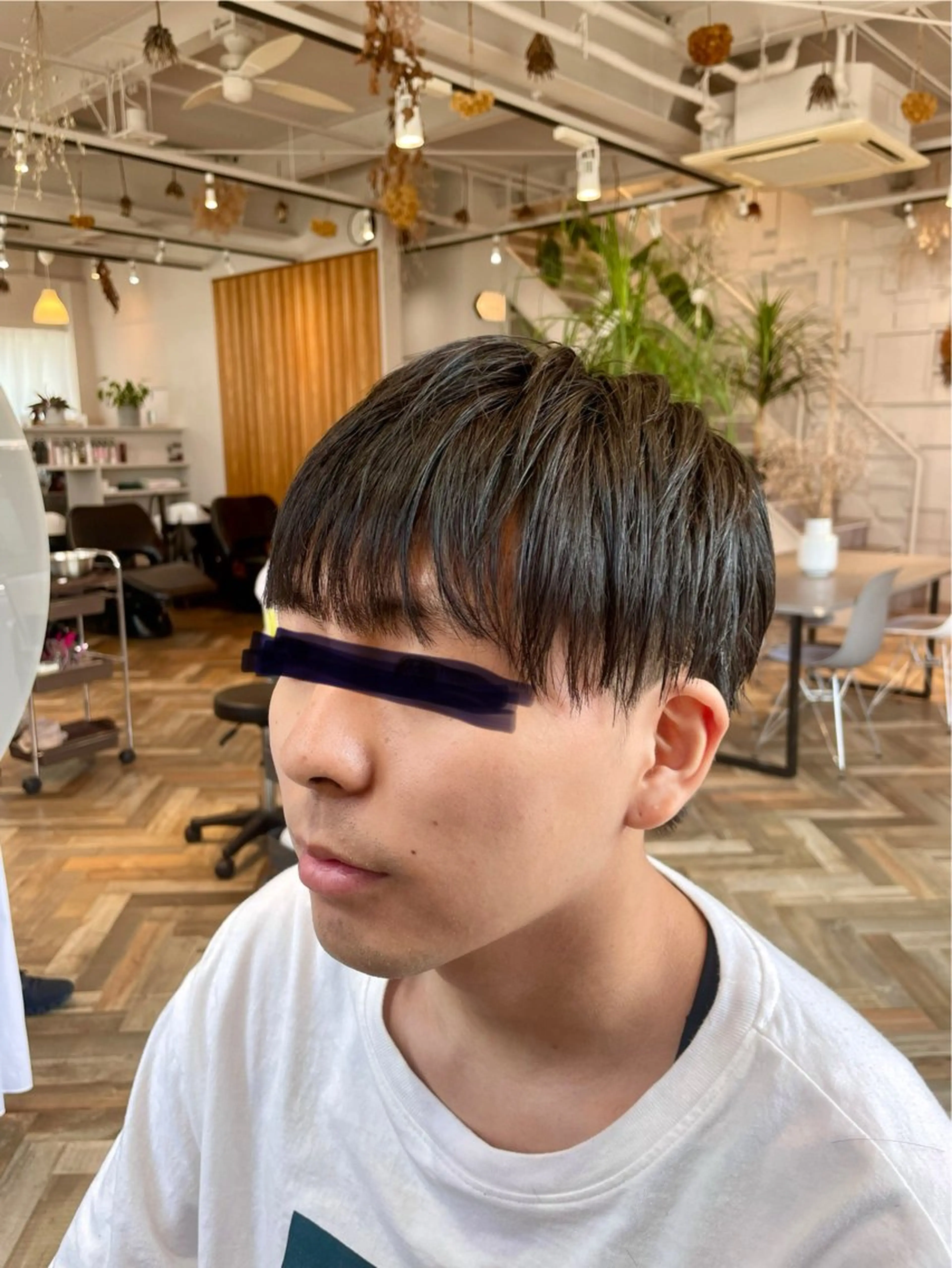 ショート メンズ マッシュ ツーブロック maru.所属・照井 由香理のヘアスタイル