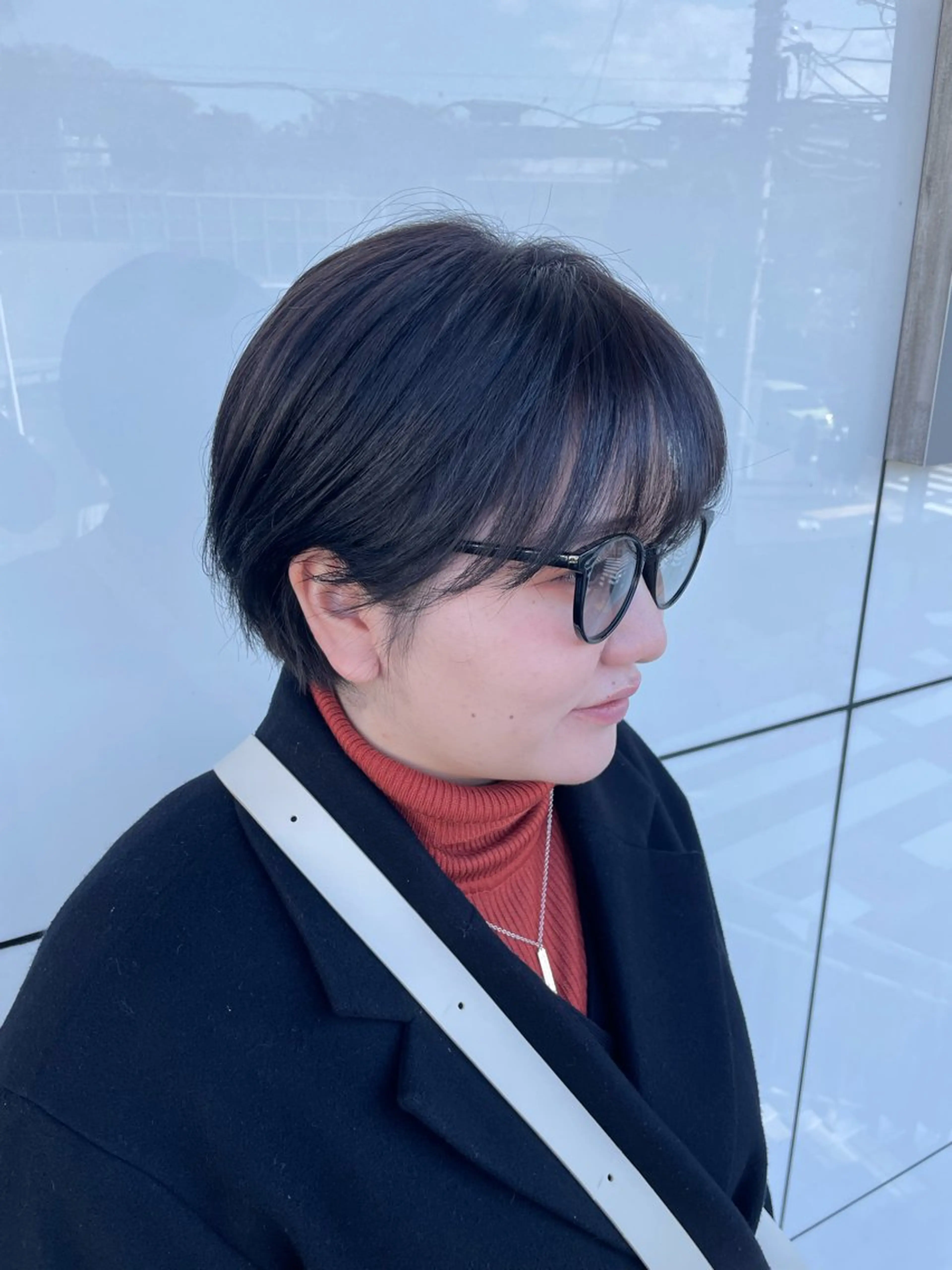 ショート ヘアカラー 鎌倉/アレンジ/暗髪 /髪質改善/ ユキミのヘアスタイル