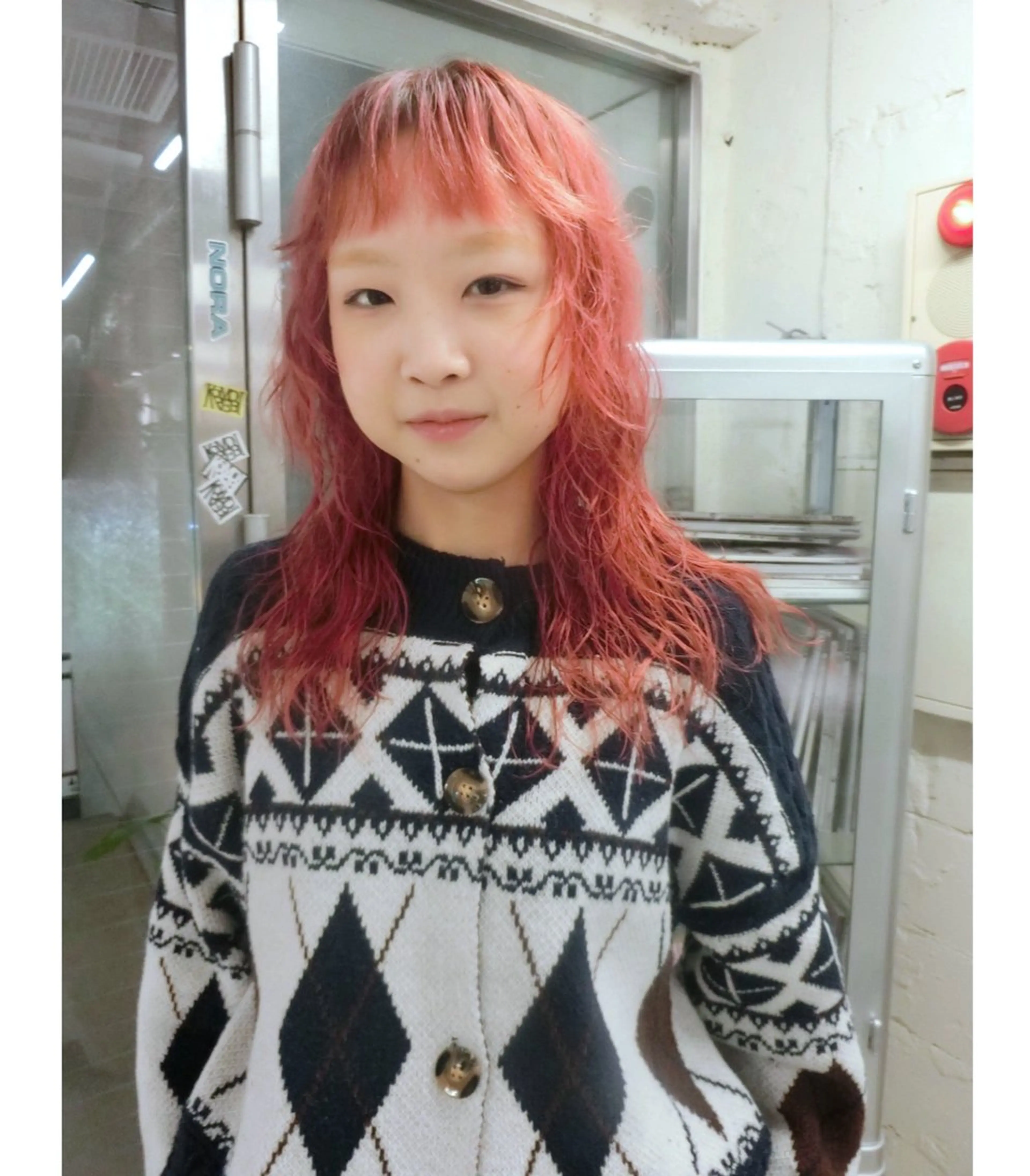 ロング カラー パーマ ハッシュカット/ MAYAのヘアスタイル