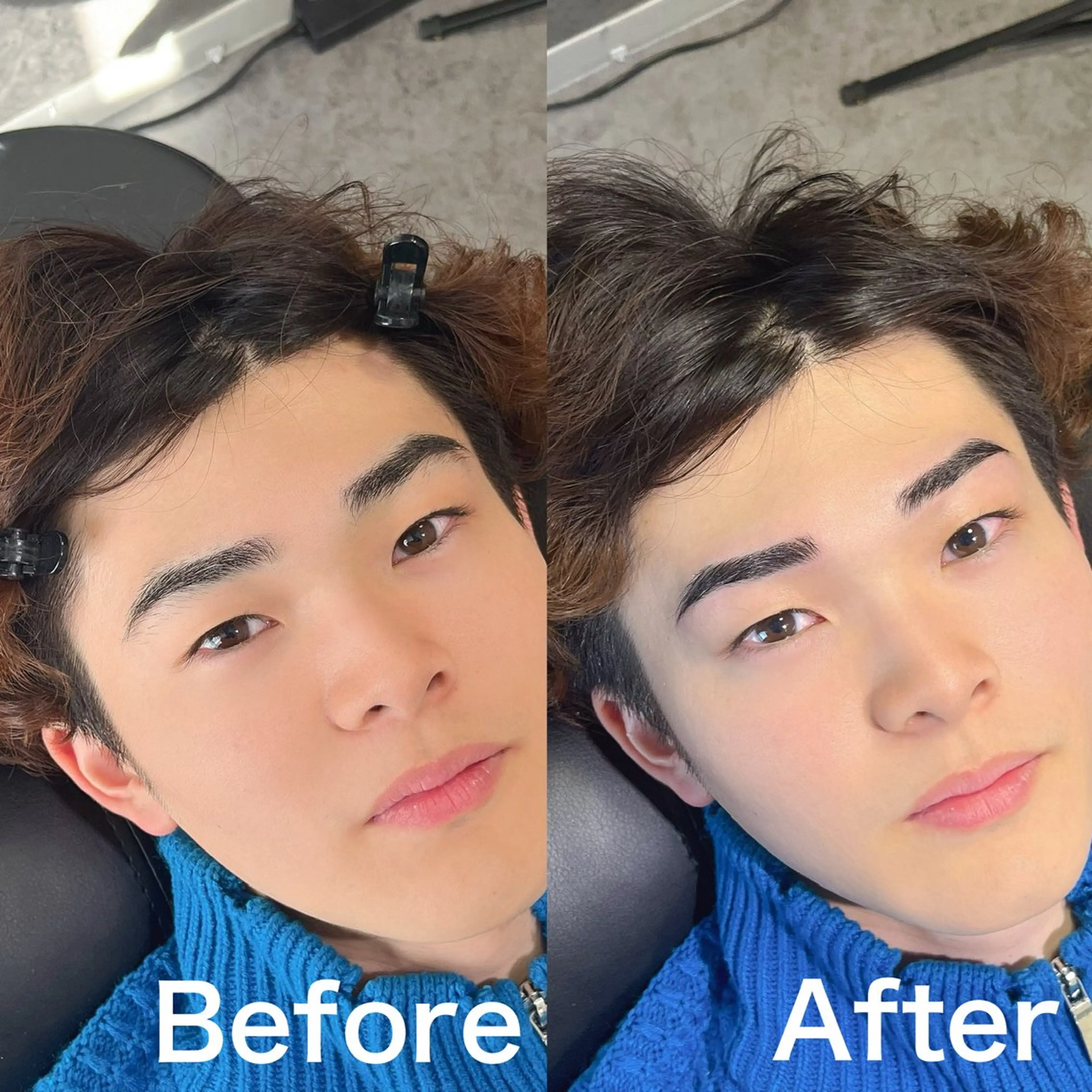 アイブロウ ワックス脱毛 眉カット 2◯Re:gid Yusukeの眉毛・アイブロウイメージ