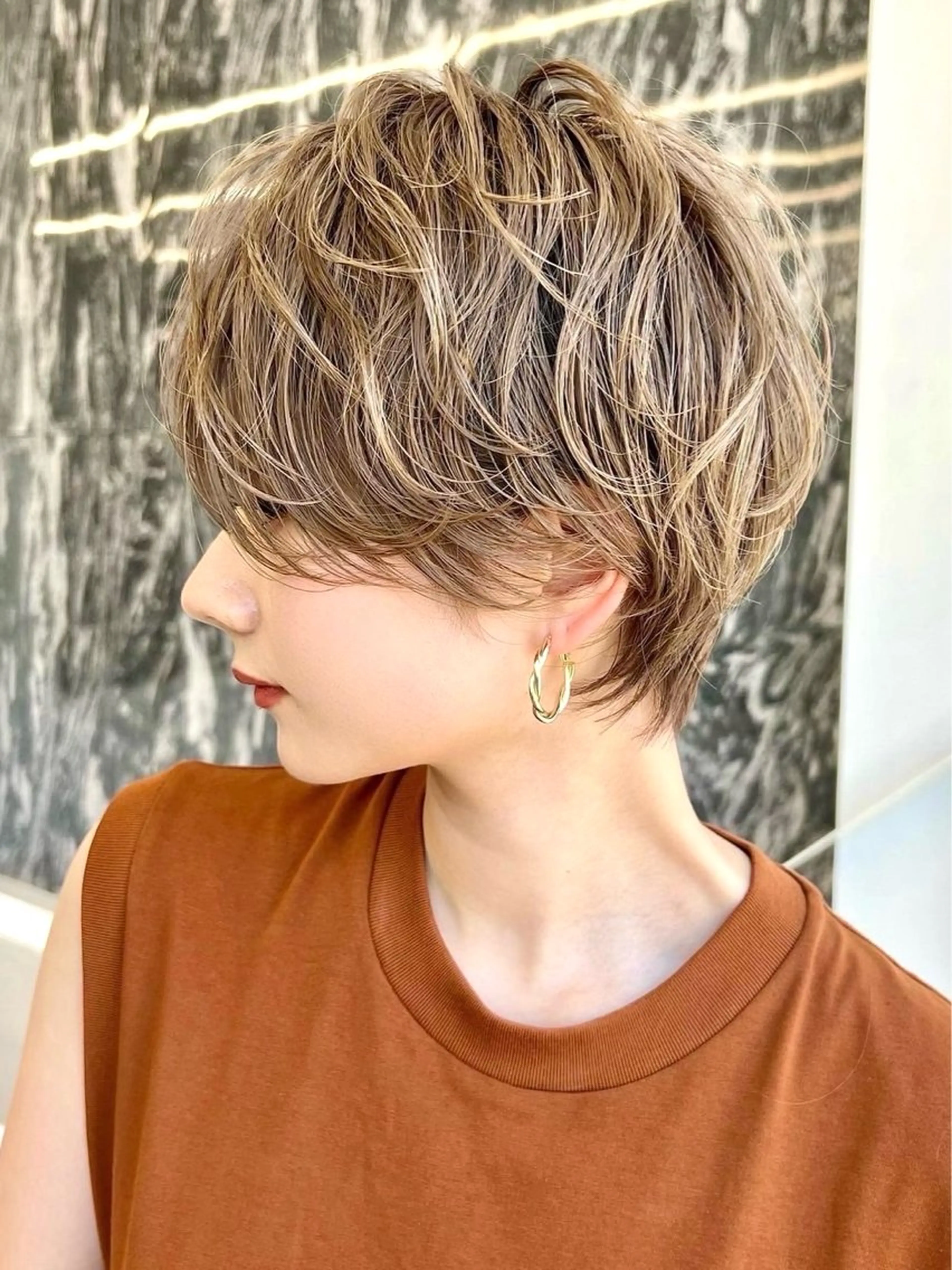 カット+髪質改善カラー【ショートカット限定】の写真