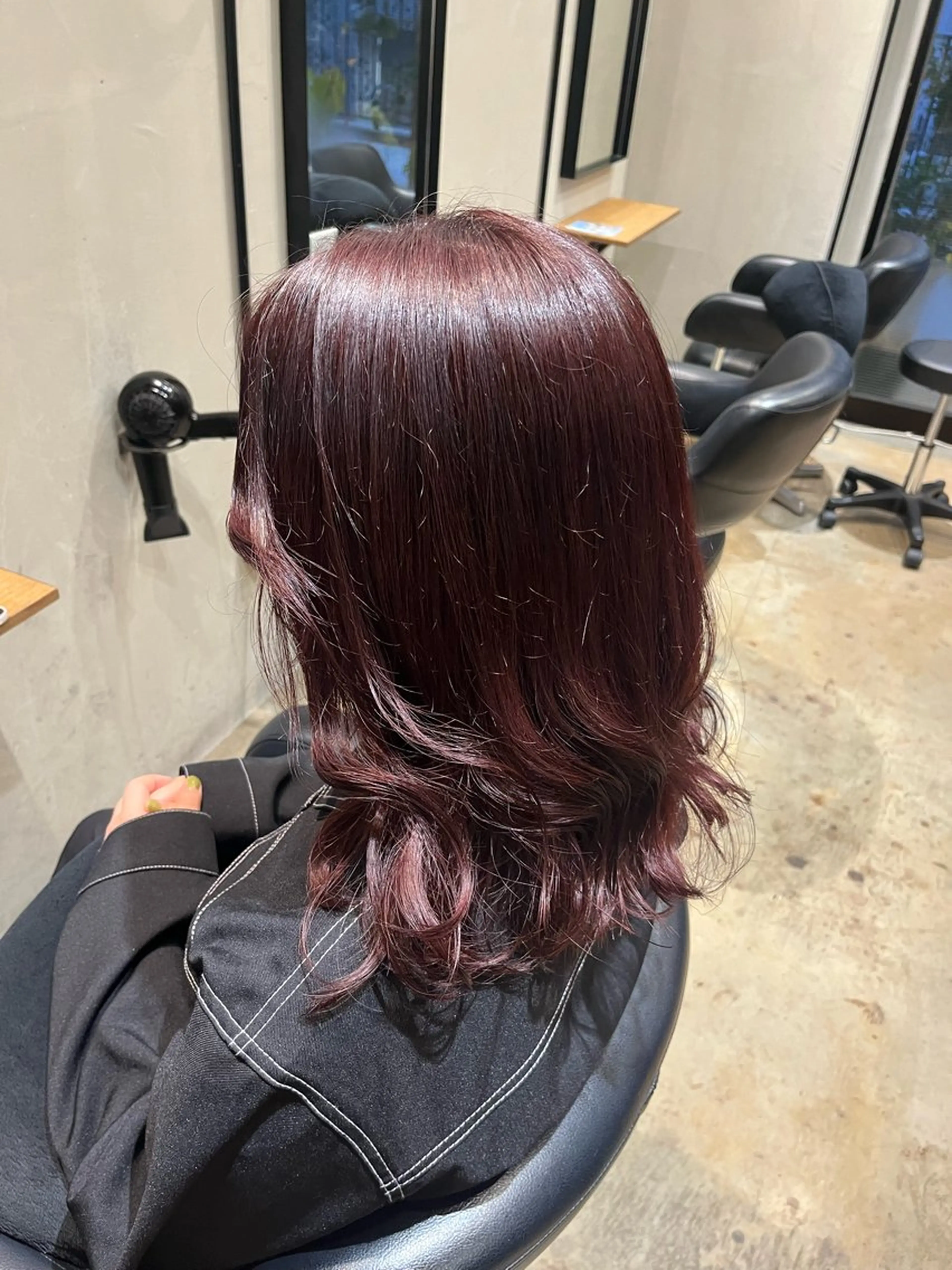 ミディアム カラー ヘアアレンジ みわ/博多 ブリーチ/メンズヘアのヘアスタイル