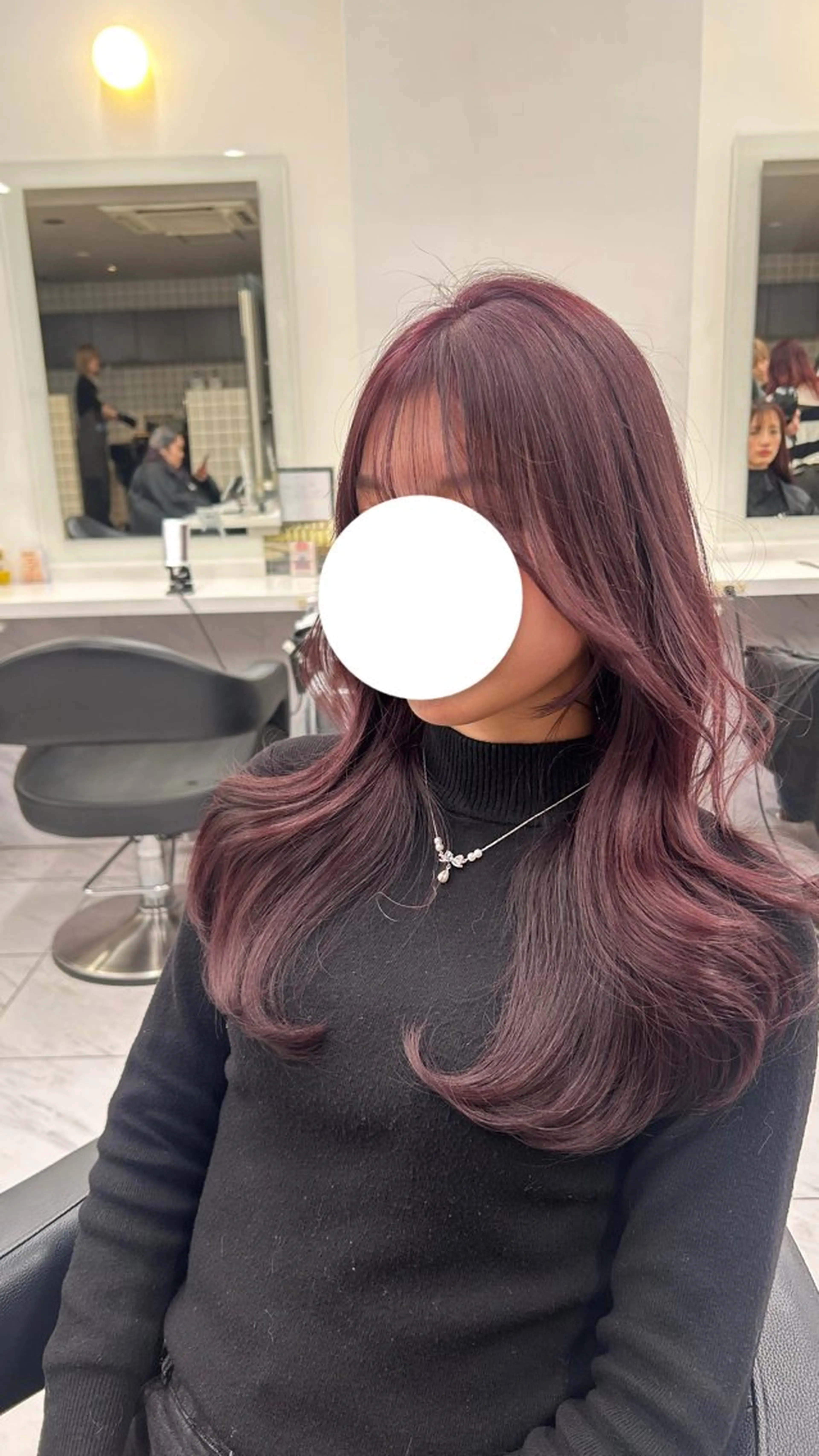 ロング カット ヘアカラー トリートメント 🤍透明感/韓国風/ レイヤー/優大🤍のヘアスタイル