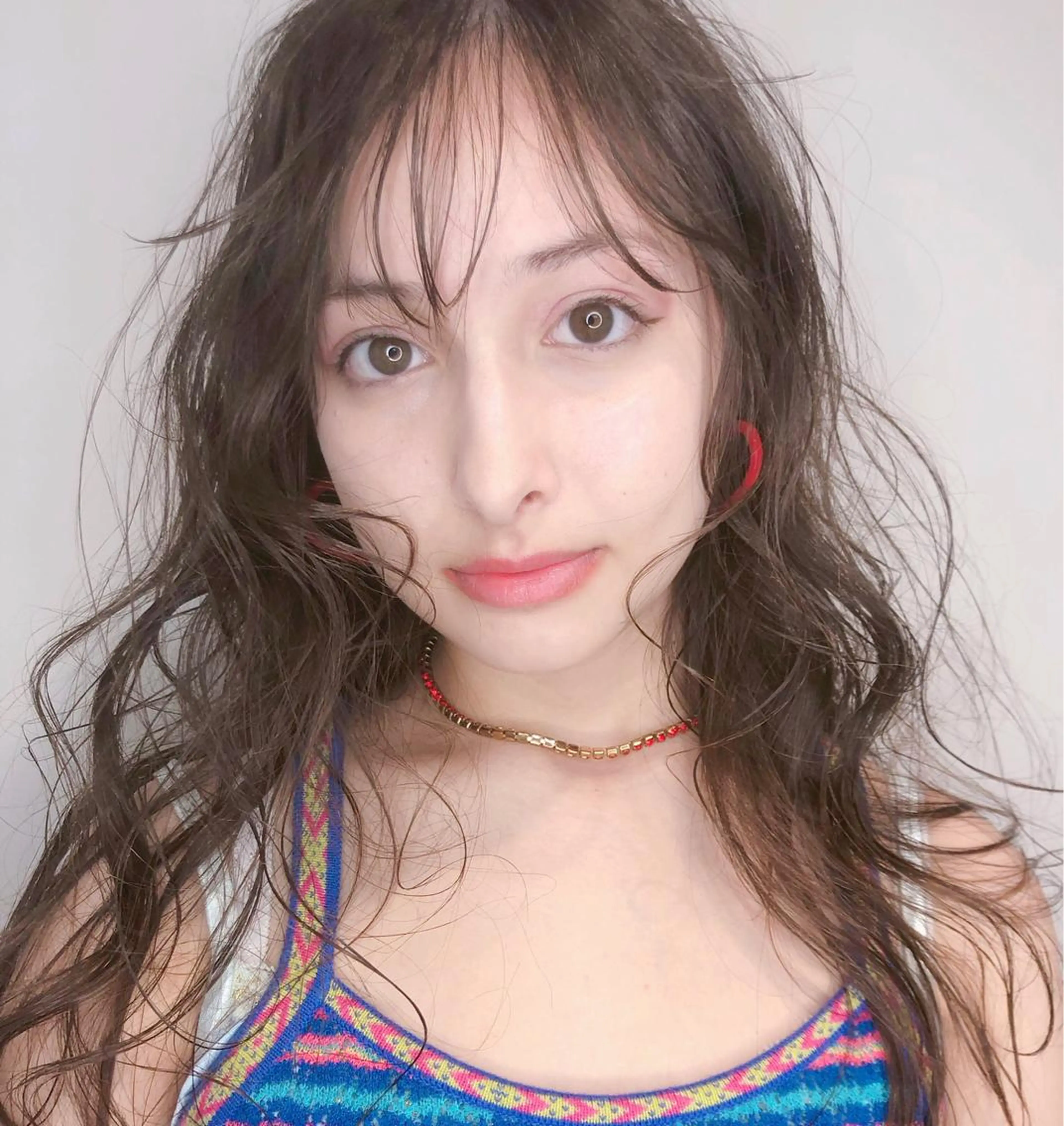 ロング カラー ベージュカラー ブリーチ ショコラベージュ 透明感カラー ブリーチなしカラー 艶髪/モテヘア🎀 MIHOのヘアスタイル