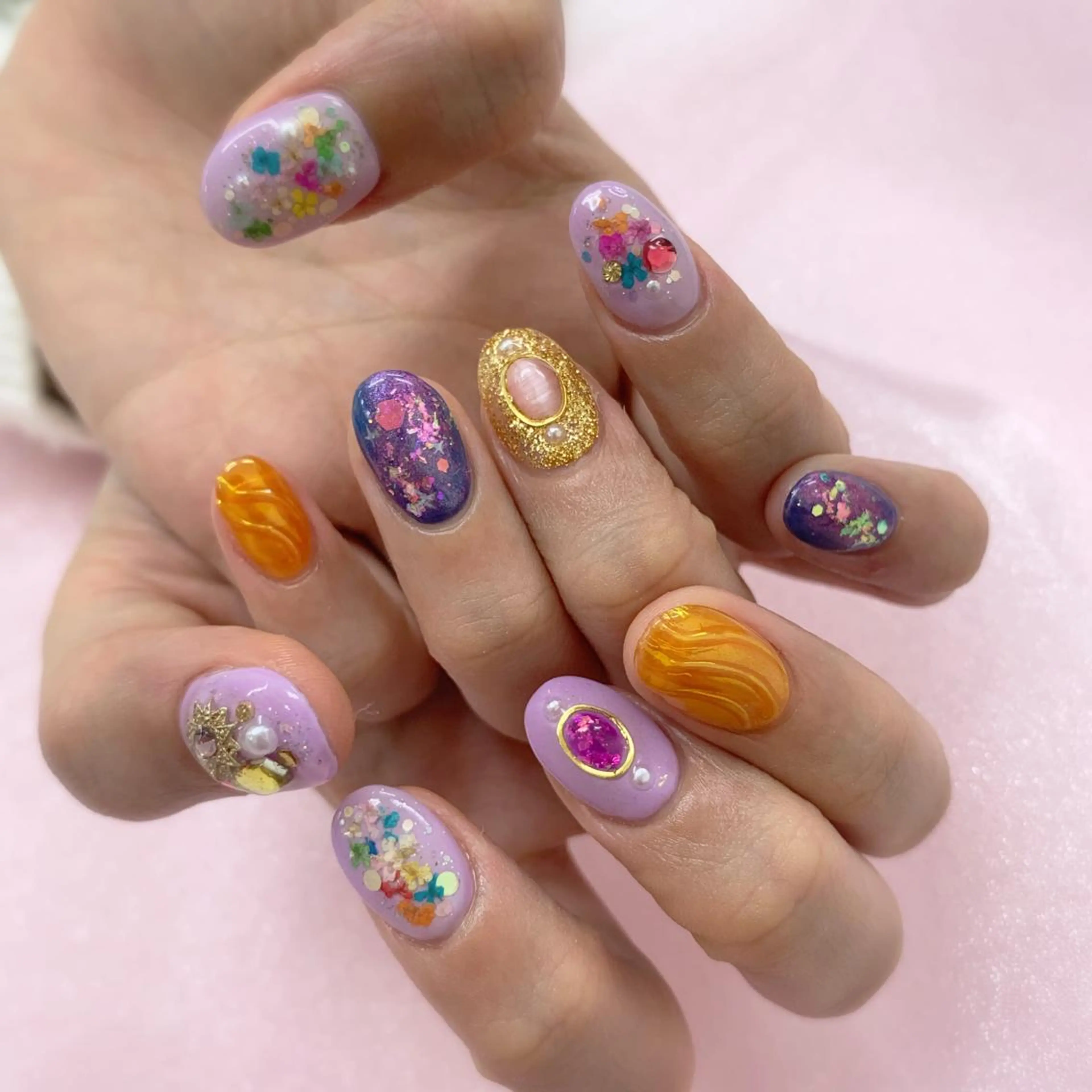 ネイル ハンドネイル 五十嵐 美智のネイルデザイン