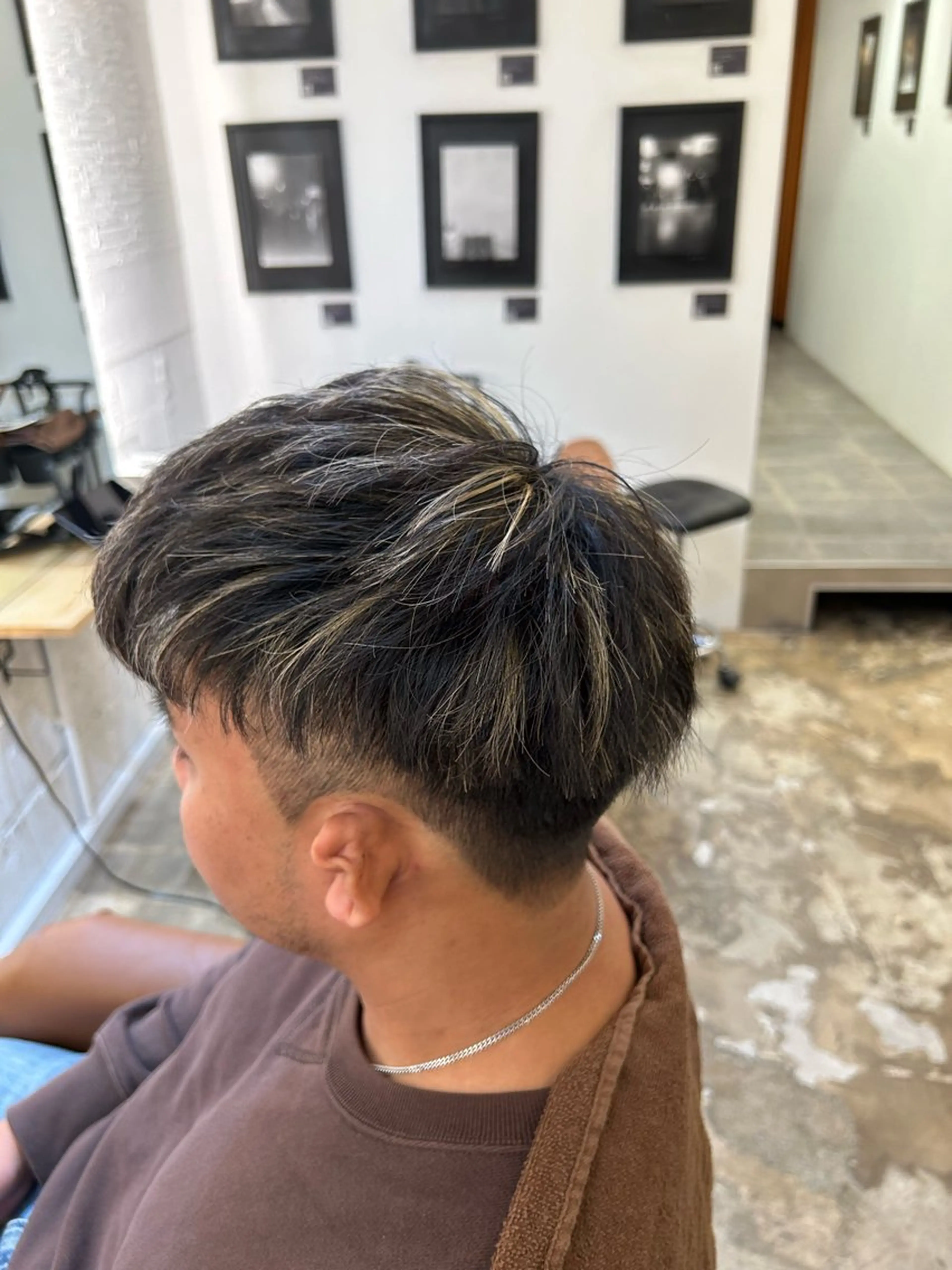 カラー メンズ AMBERGLEAM Hair&Cloth Yoga所属・Ryo☘縮毛矯正/ メンズ/ブリーチ/のヘアスタイル