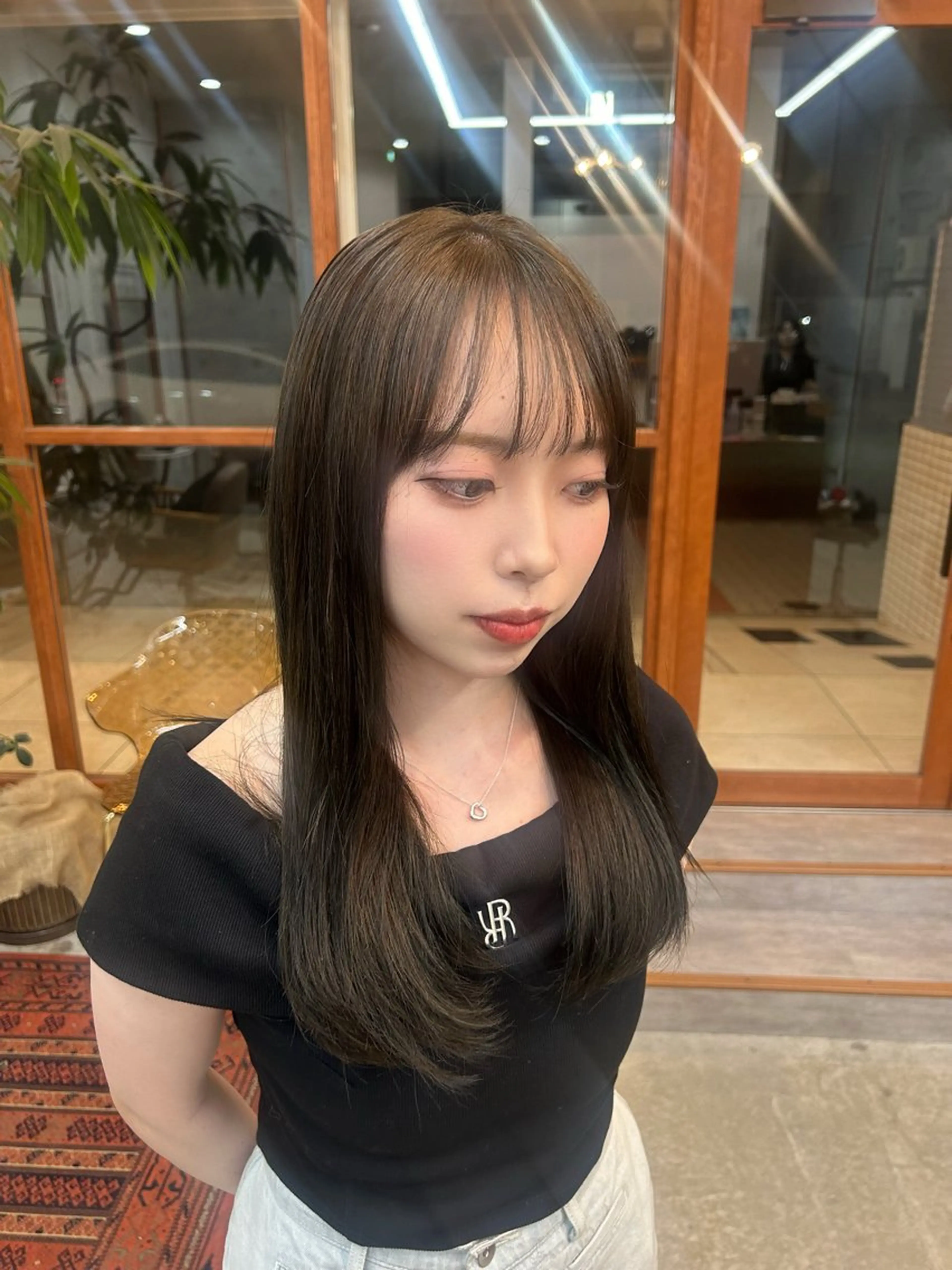 ロング カラー ヘアカラー カット・ブリーチ/ ふわあいりのヘアスタイル