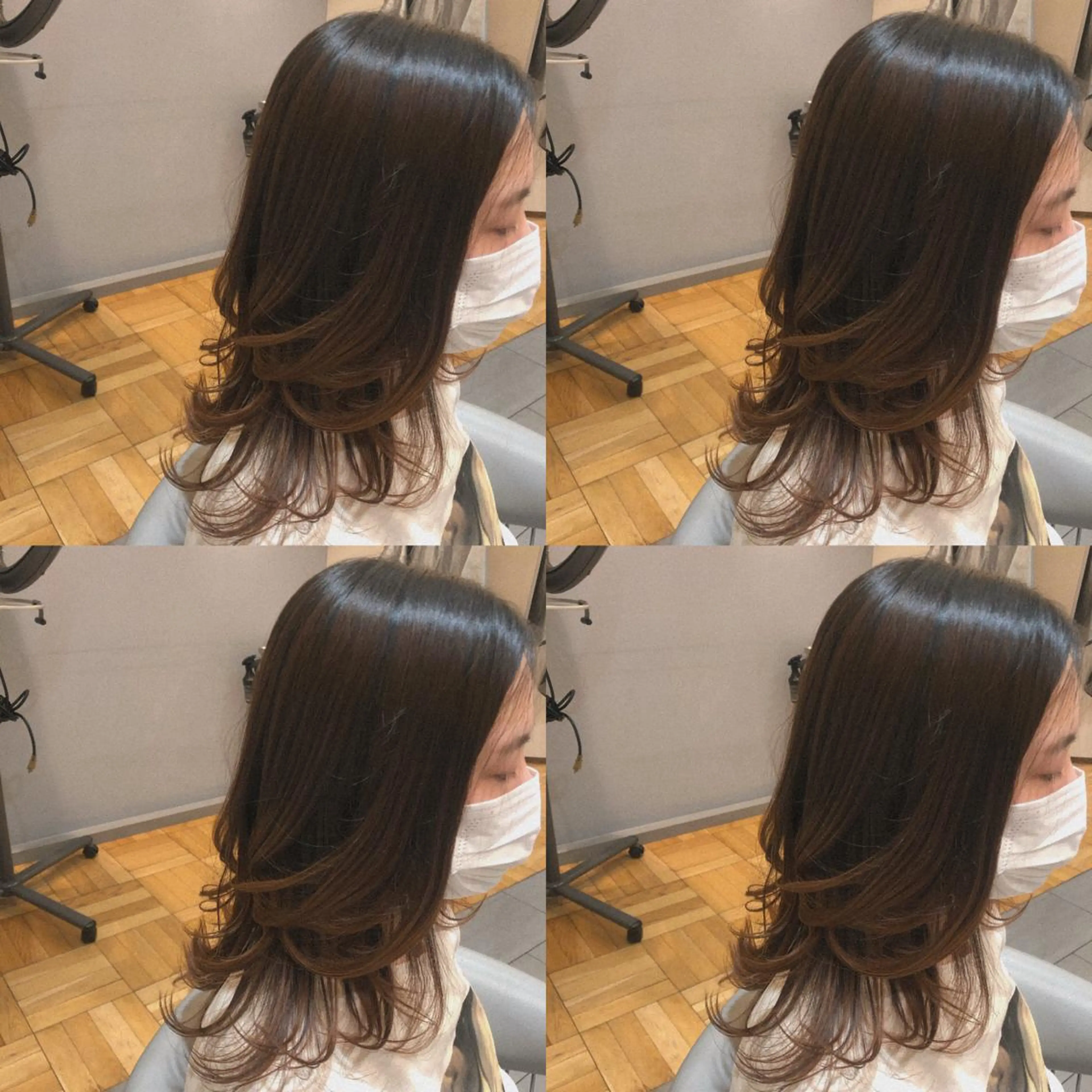 セミロング カット Ｈａｉｒ’ｓ Ｇａｌｌeｒｙ所属・✨堺東駅近✨阪上 沙織のヘアスタイル