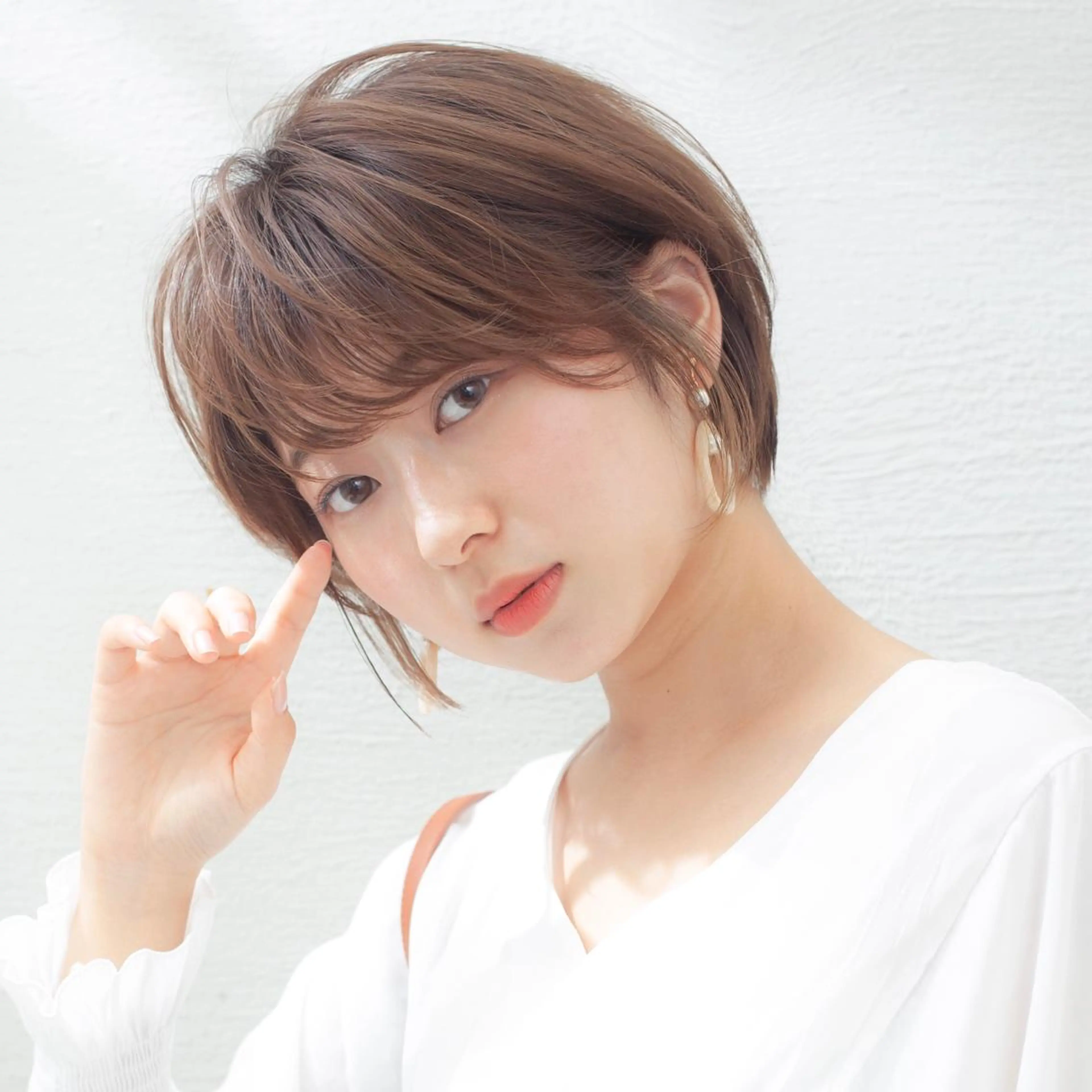 ショート カラー パーマ ヘアアレンジ キッズ ネイル マツエク・マツパ ショートヘア トリートメント ニュアンスネイル ショートネイル ニュアンスパーマ カット ヘアカラー トリートメント ショートの神✨AFL OAT 井上康平のヘアスタイル