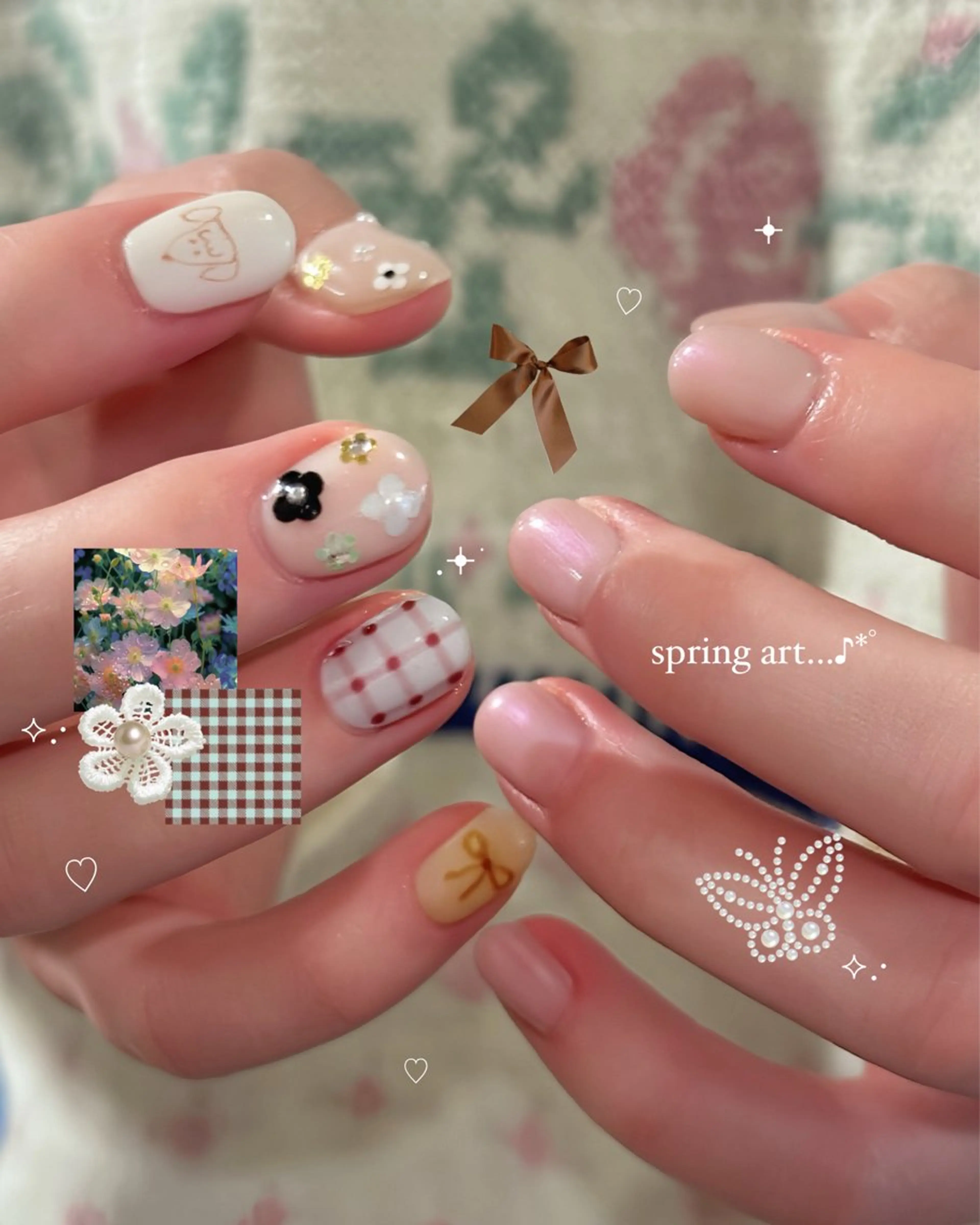 ネイル ハンドネイル Fuka 🌼*.ﾟのネイルデザイン