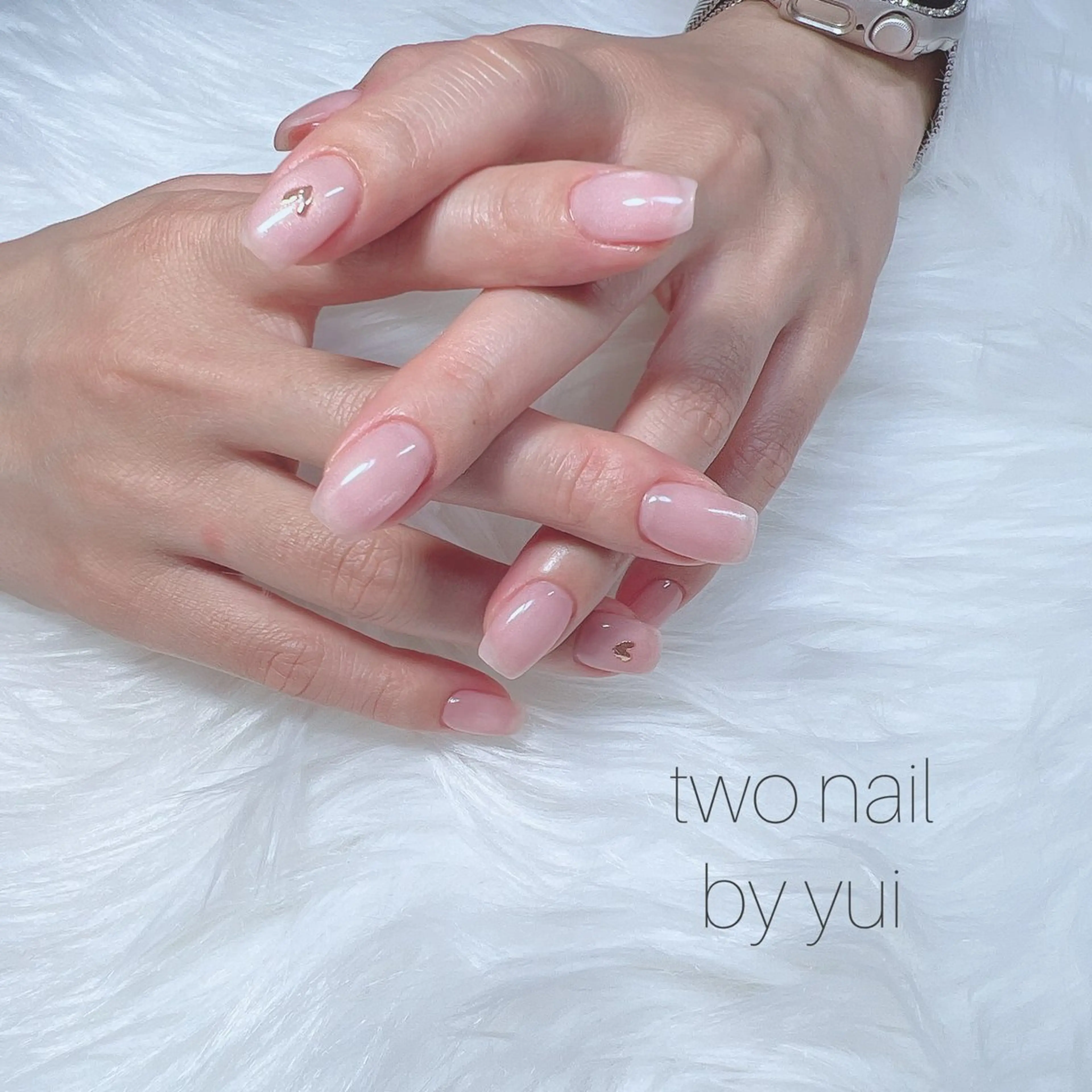 ネイル アートネイル ネイルチップ ホワイト ハンドネイル two nailのネイルデザイン
