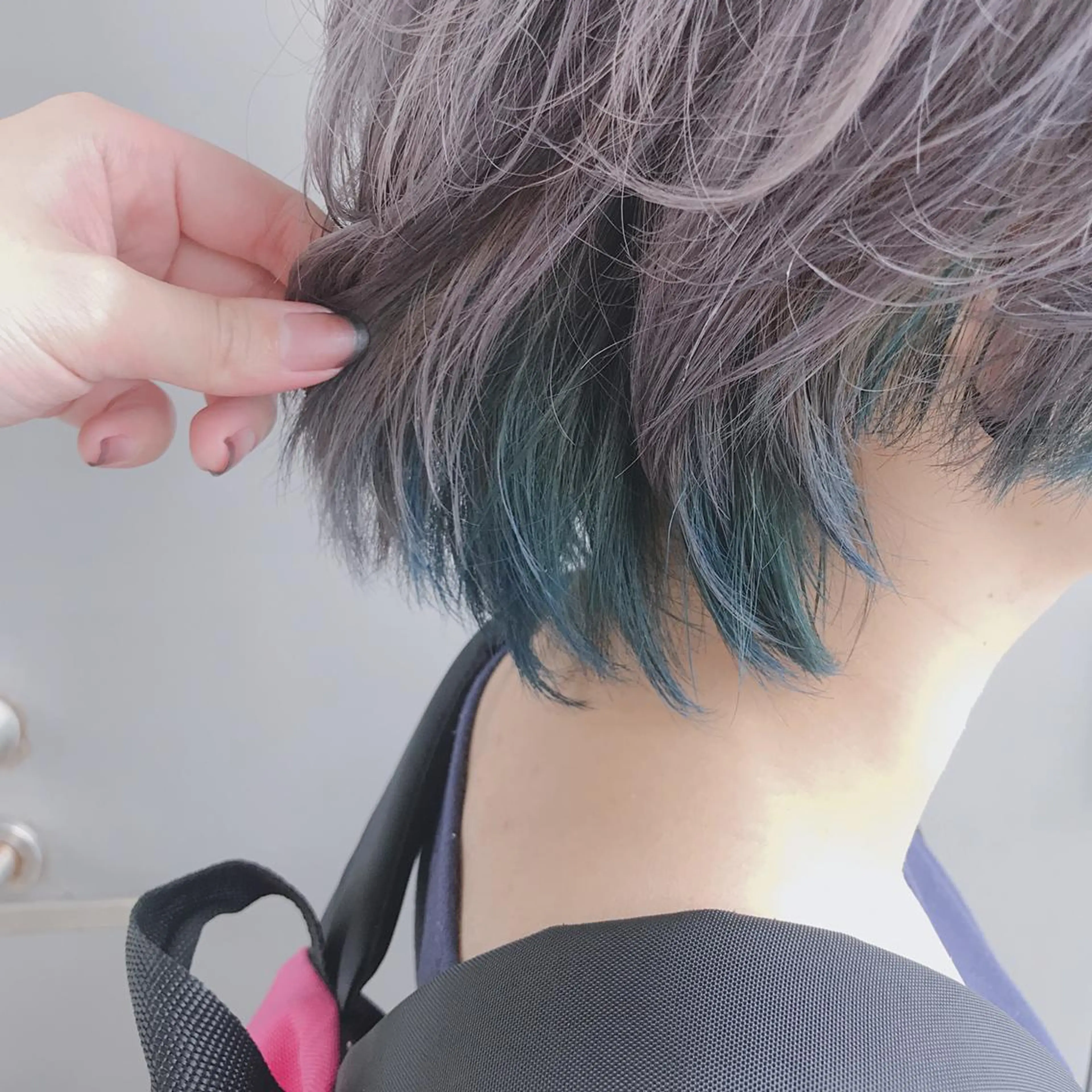 ショート カラー インナーカラー beauty: beast 大名店のヘアスタイル