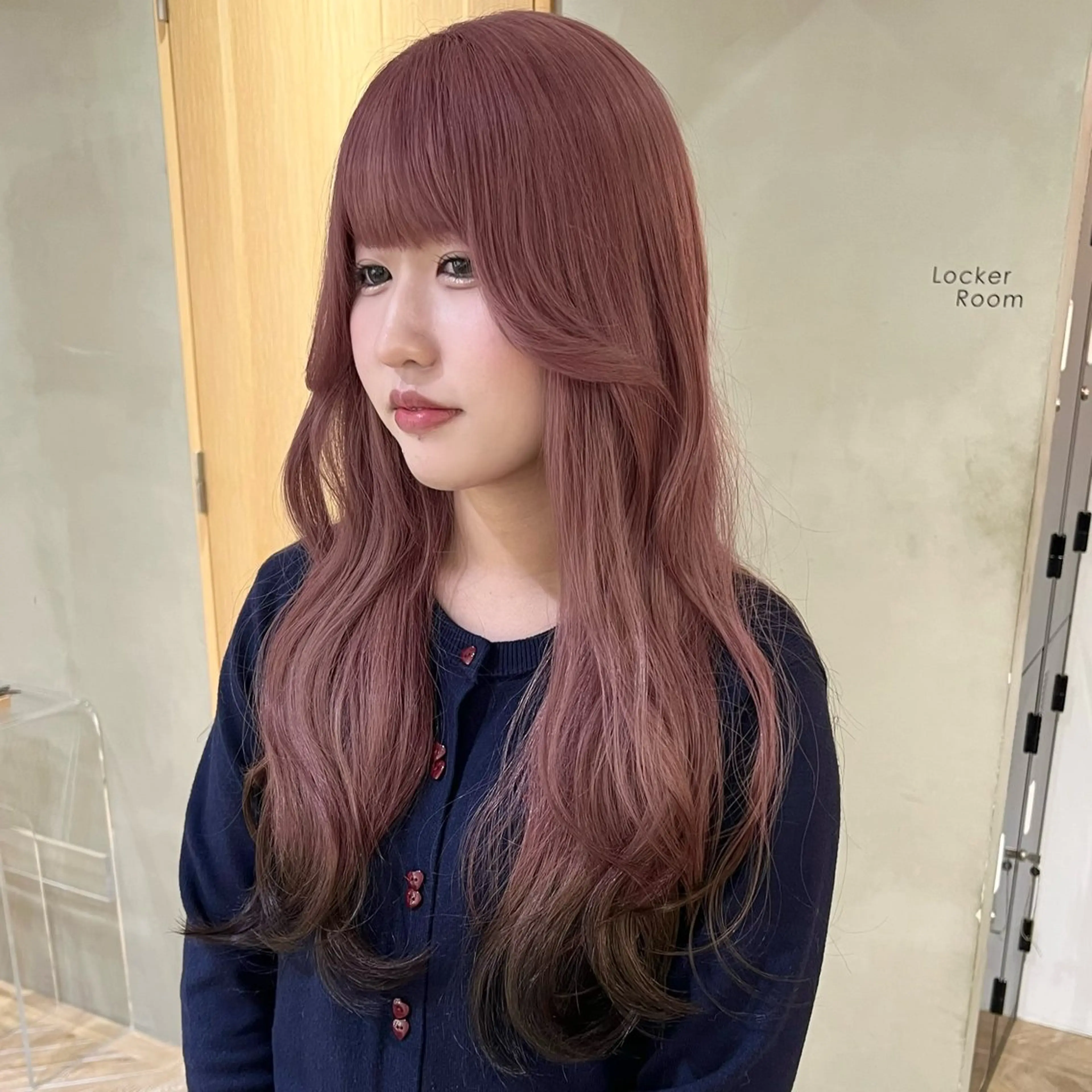 ロング カラー ヘアカラー レイヤーカット/暖色 カラー/mao🎀のヘアスタイル