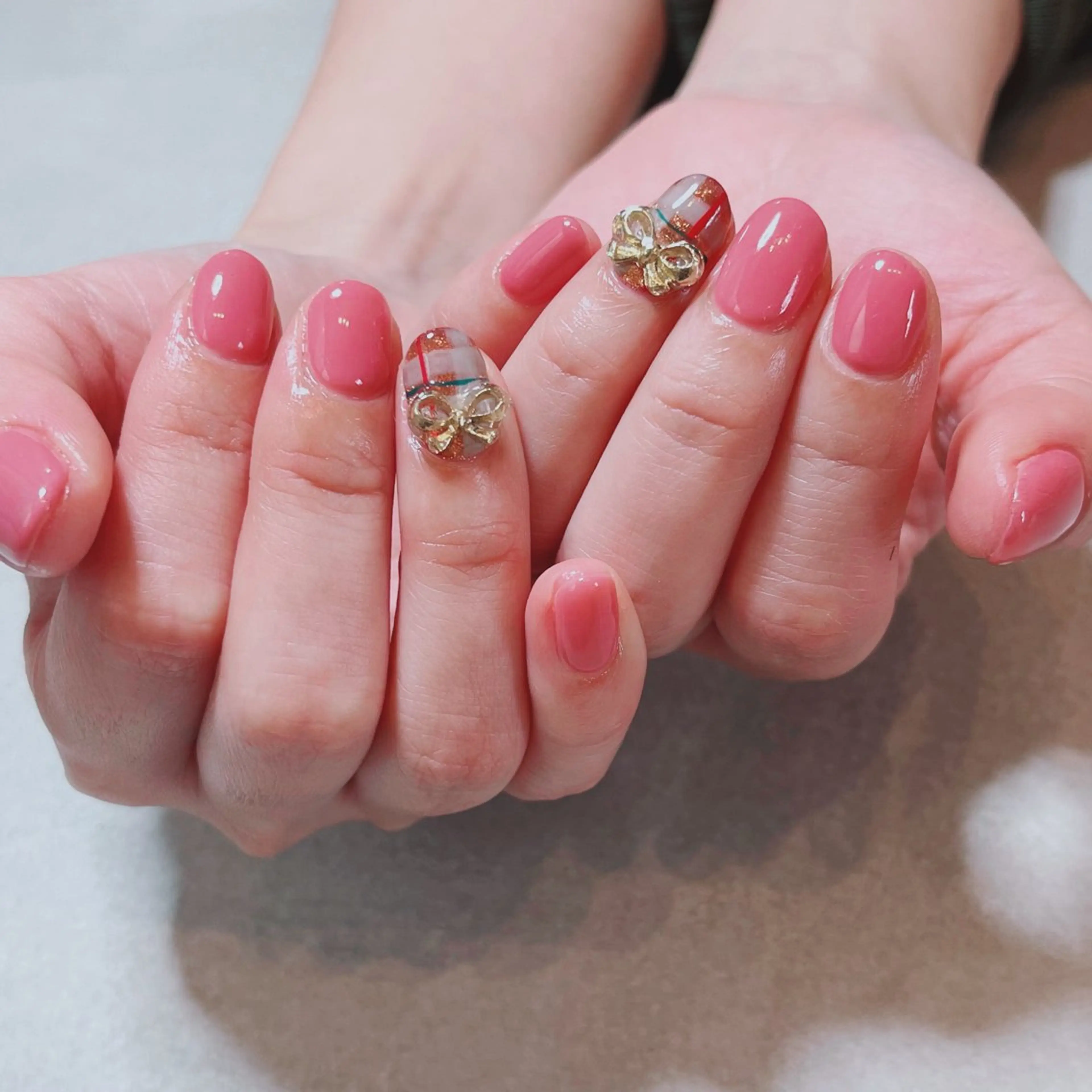 ネイル アートネイル 冬ネイル クリスマス ハンドネイル ruirui.naildesign所属・RUI ☆のネイルデザイン