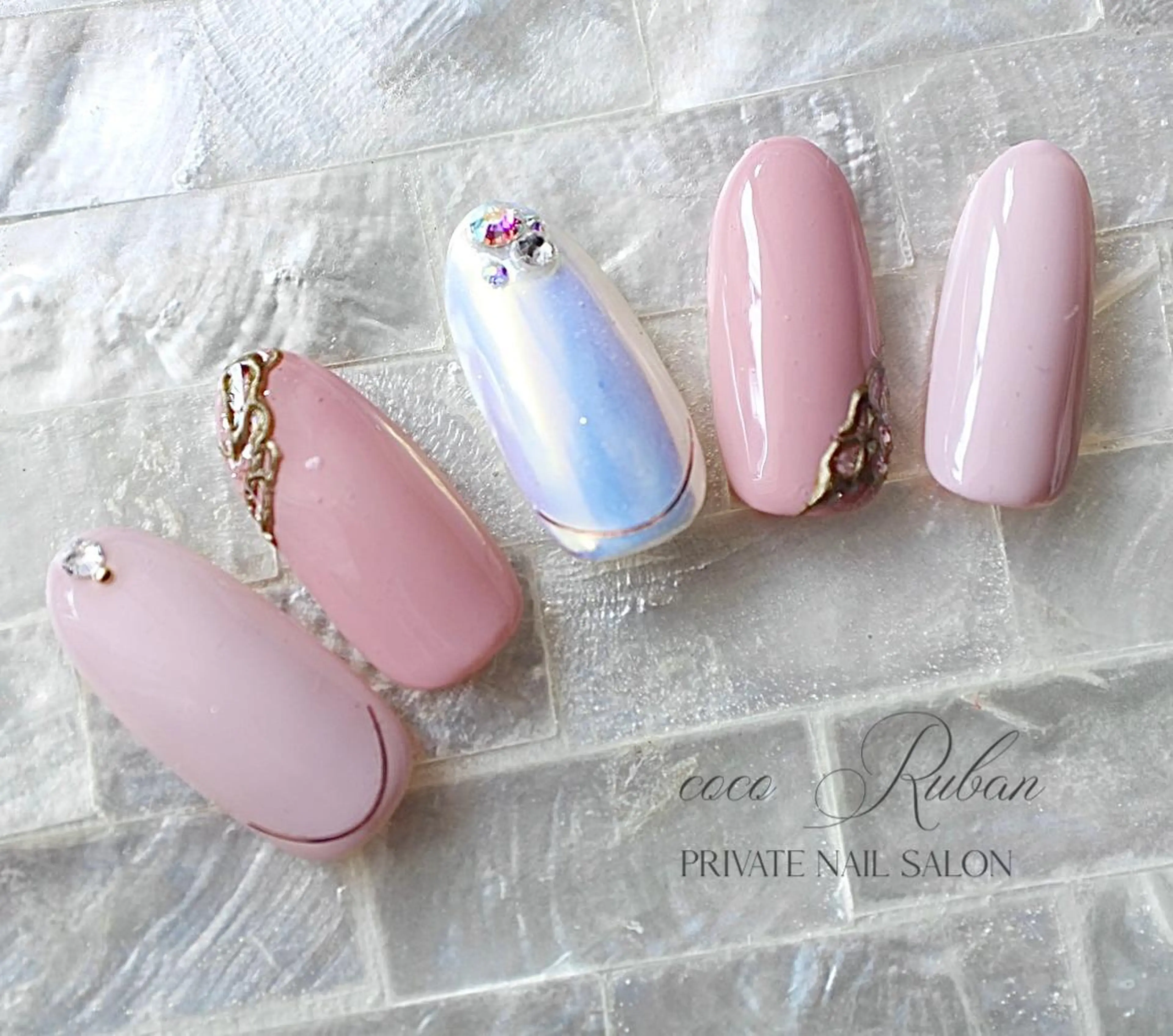 ネイル 自爪育成ネイルサロン ココリュバンのネイルデザイン