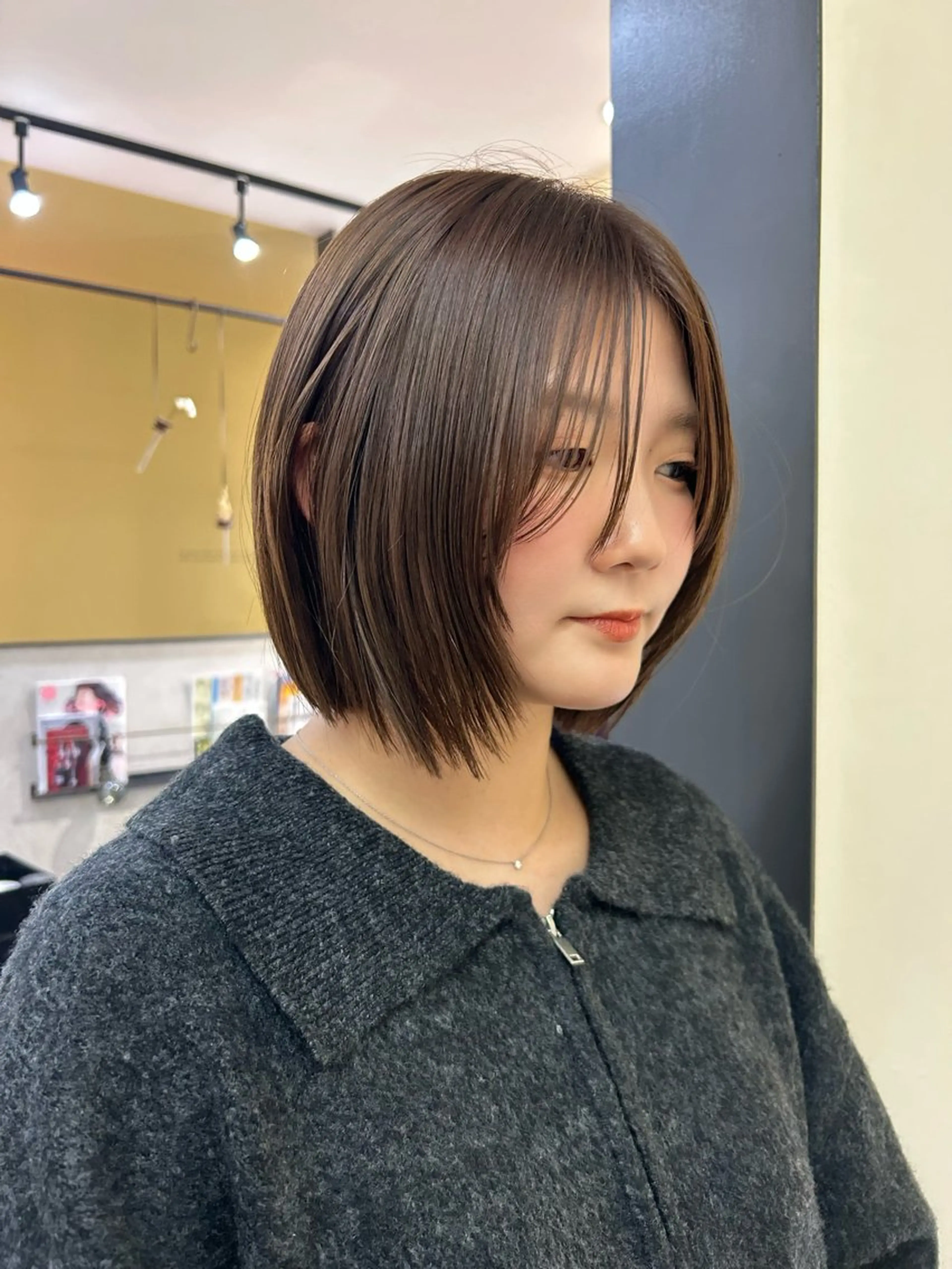 ショート カラー ボブ レイヤーカット カット ヘアカラー トリートメント hub hair レイヤー/透明感のヘアスタイル