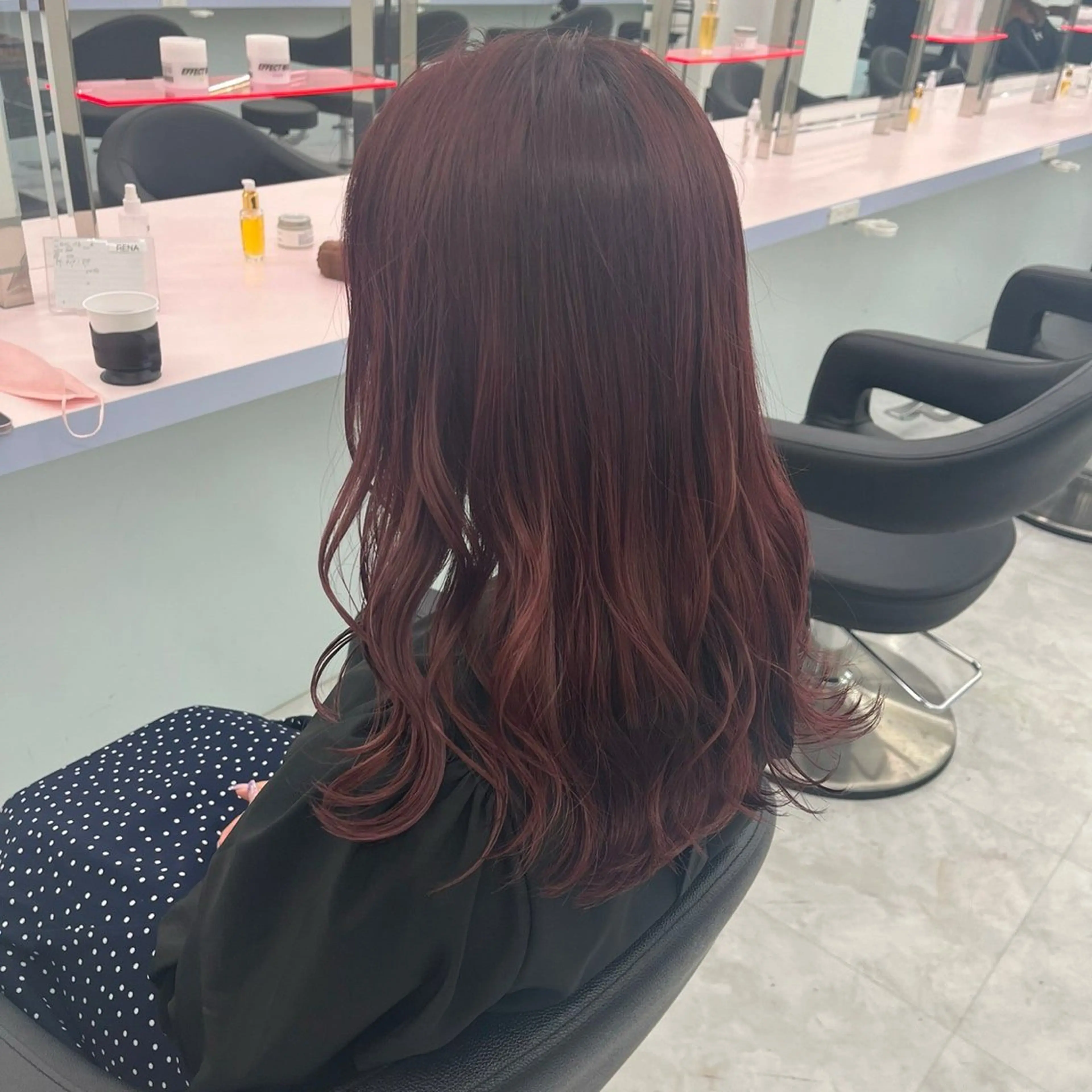 セミロング カラー パーマ ヘアアレンジ メンズ 🤍透明感カラー🤍 ブリーチ🤍AINEのヘアスタイル