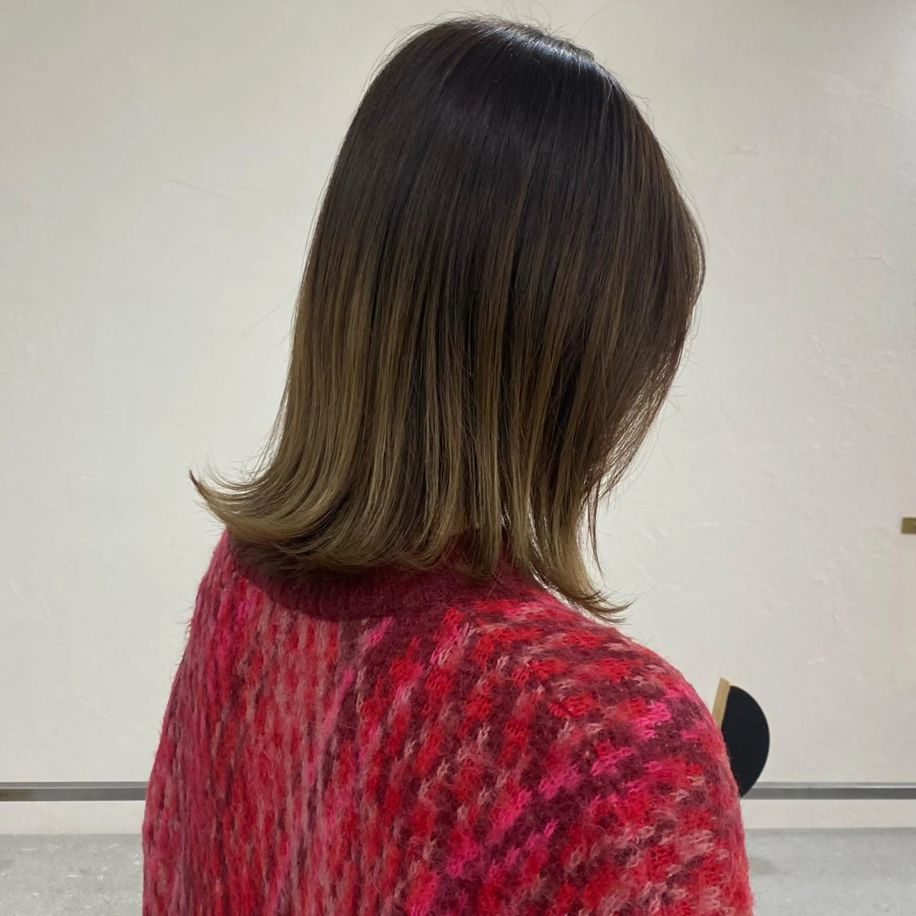 ミディアム 髪質改善 イオリのヘアスタイル