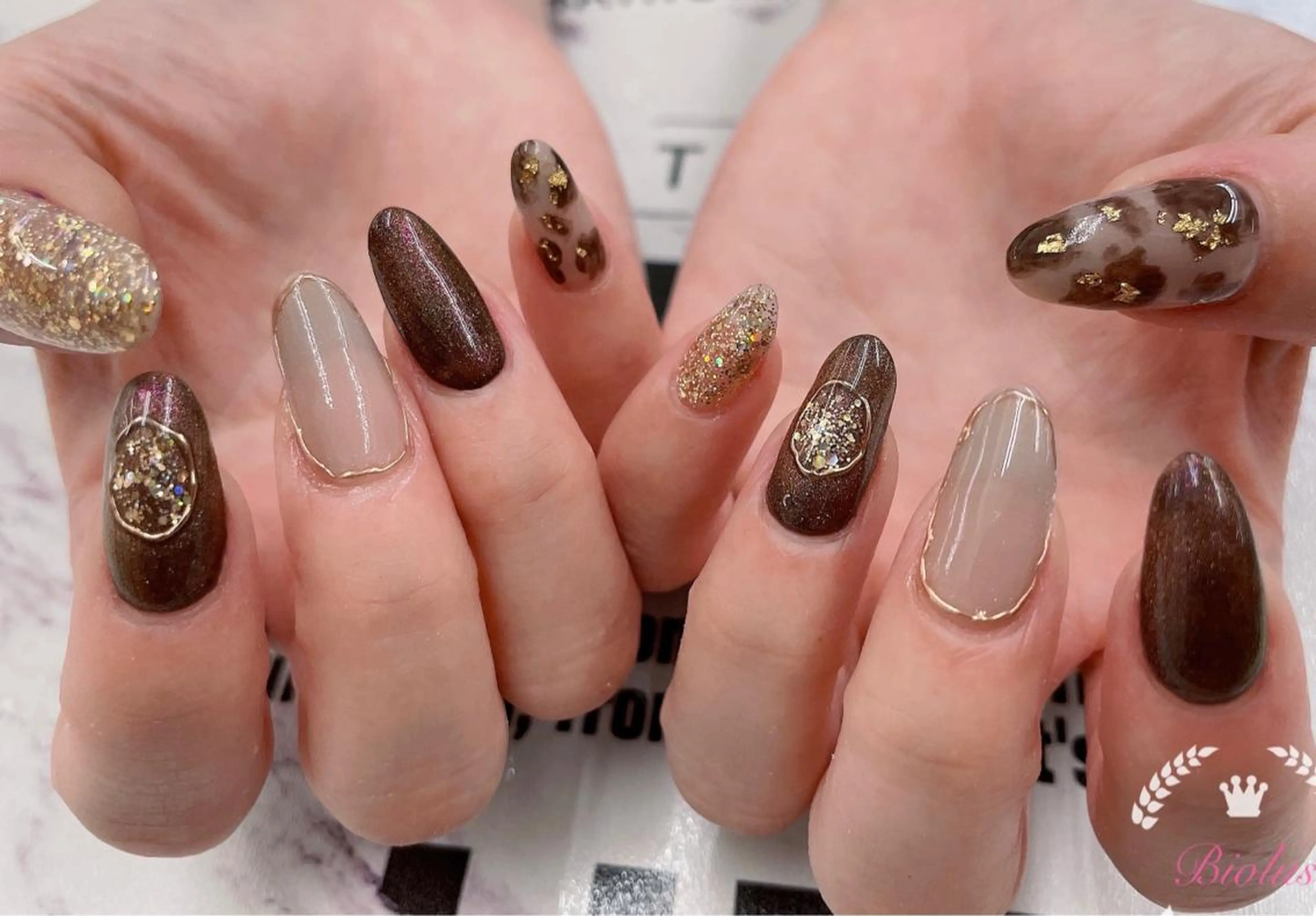 ネイル ニュアンスネイル ハンドネイル vimore ネイルサロンのネイルデザイン