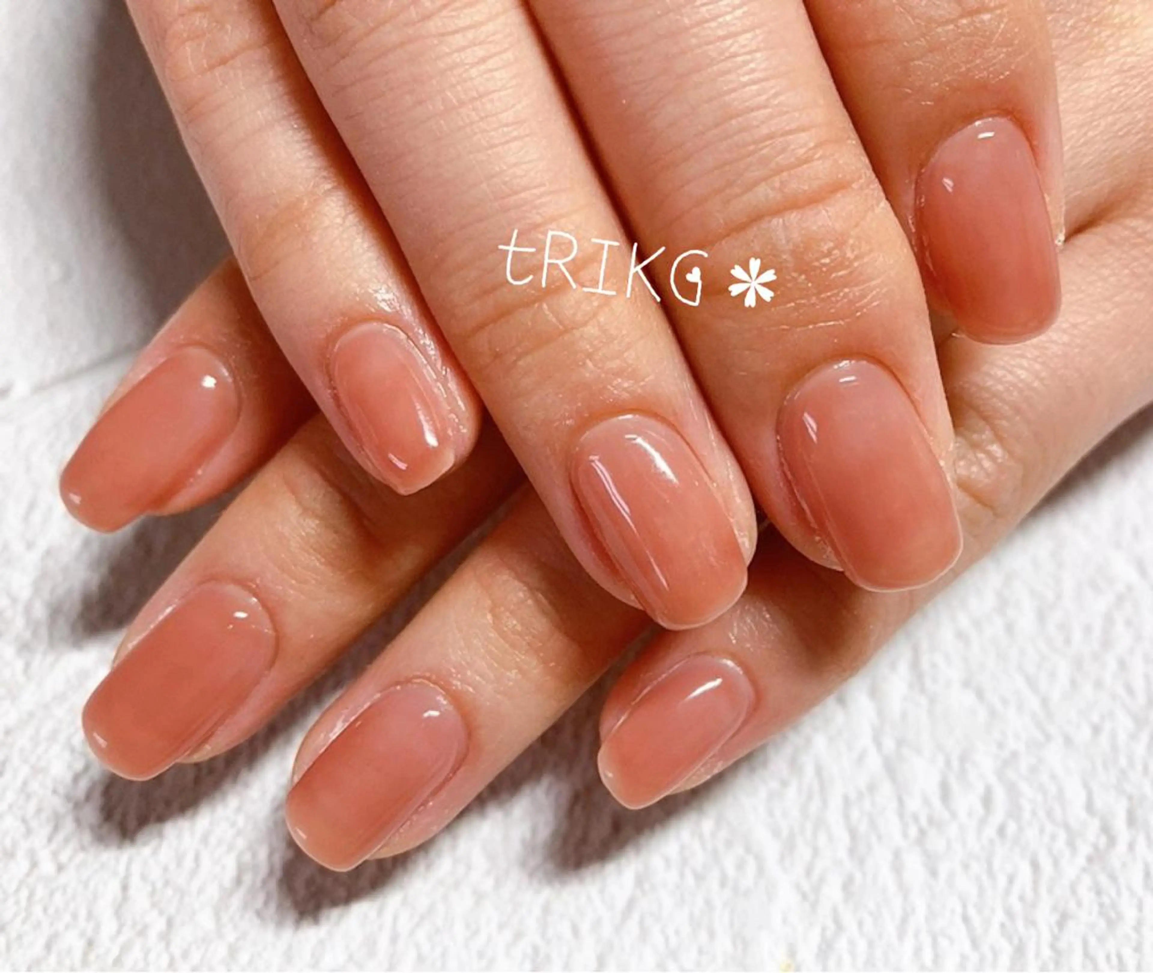 ネイル ハンドネイル tRING＊ しいの木台のネイルデザイン