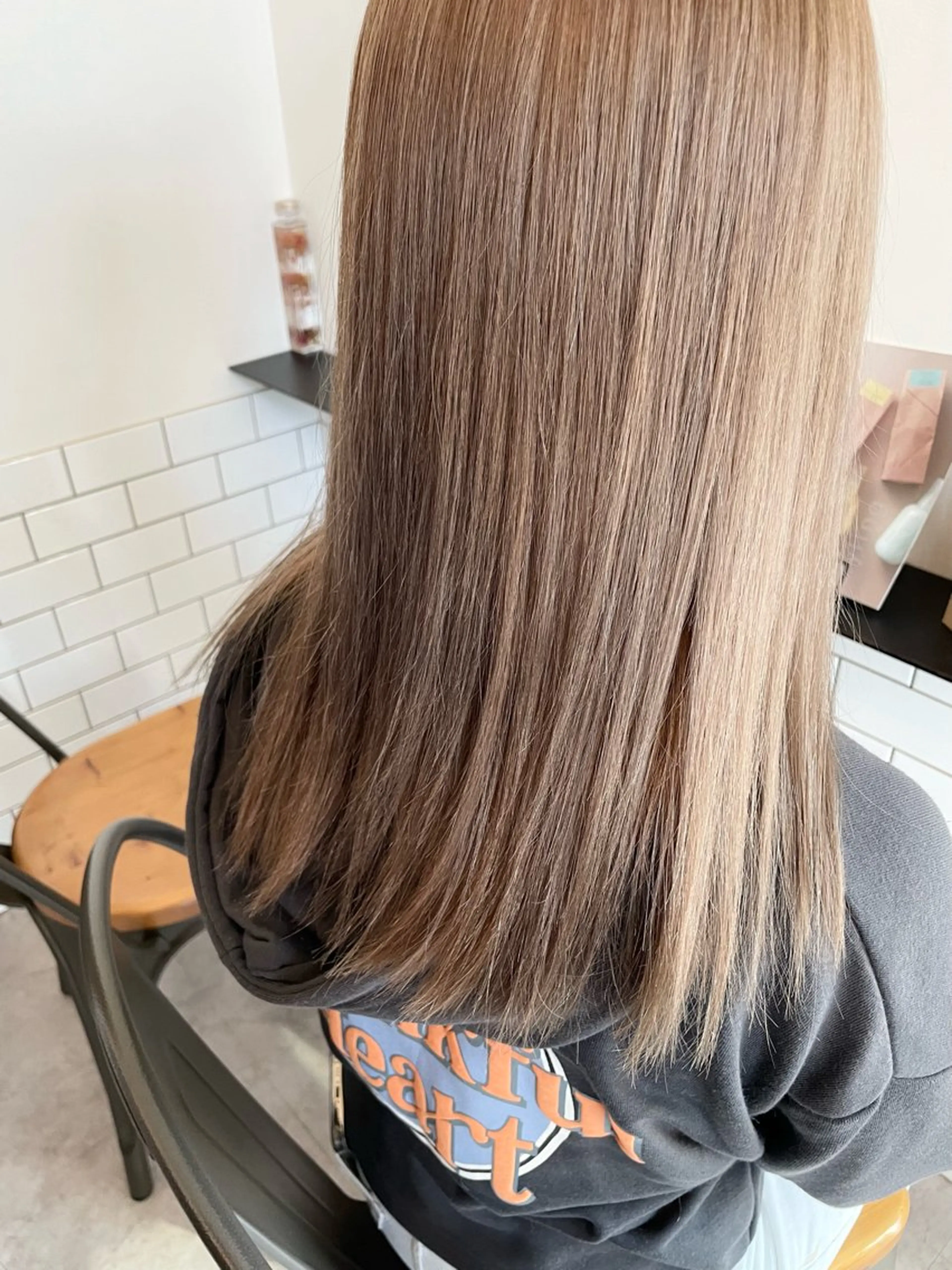 セミロング カラー ボブ/暖色/デザイン KOYUKI⛄️のヘアスタイル