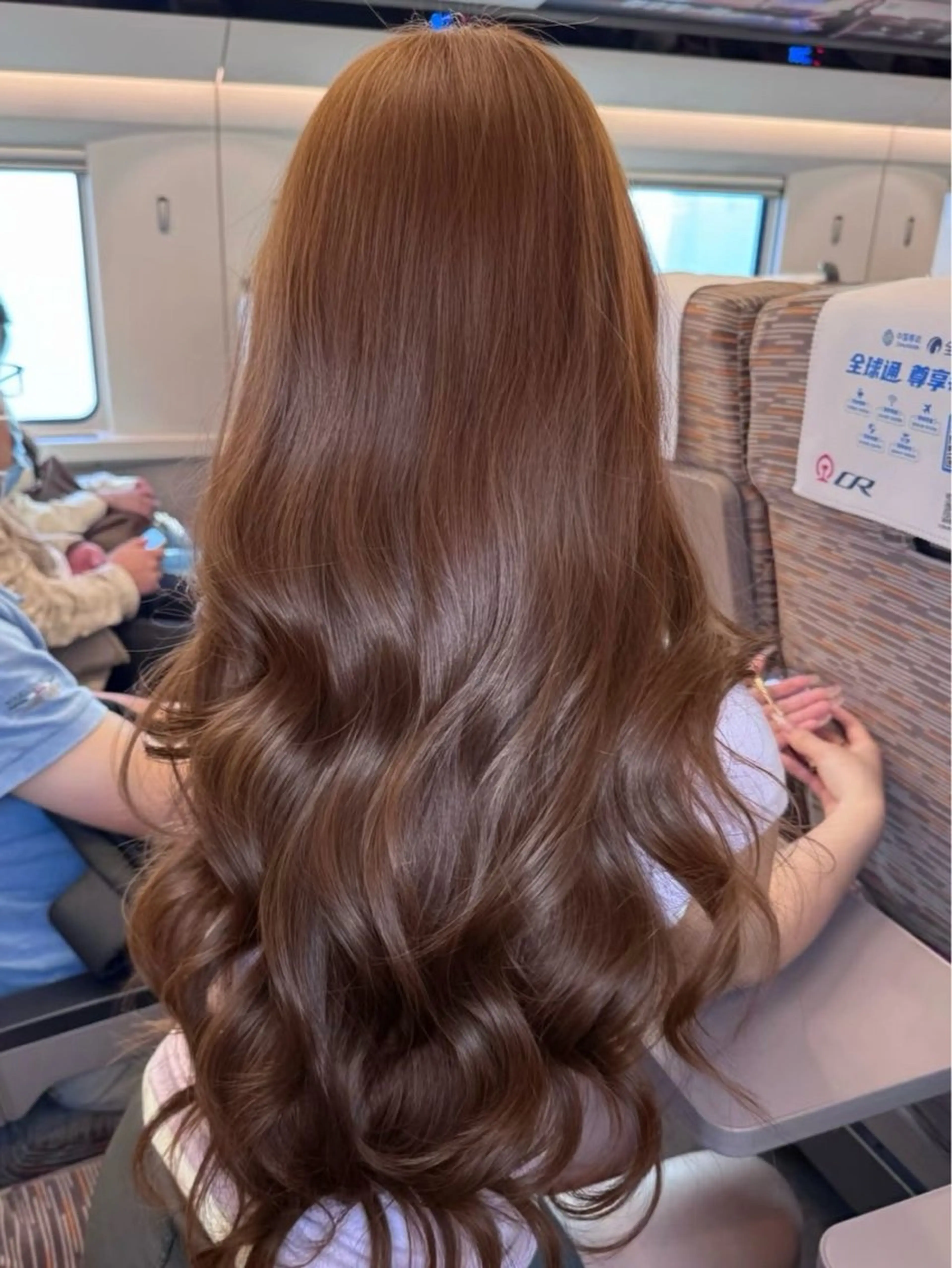 ロング カラー カット ヘアカラー トリートメント 韓国サロン出身 narumi‎‎🤍のヘアスタイル