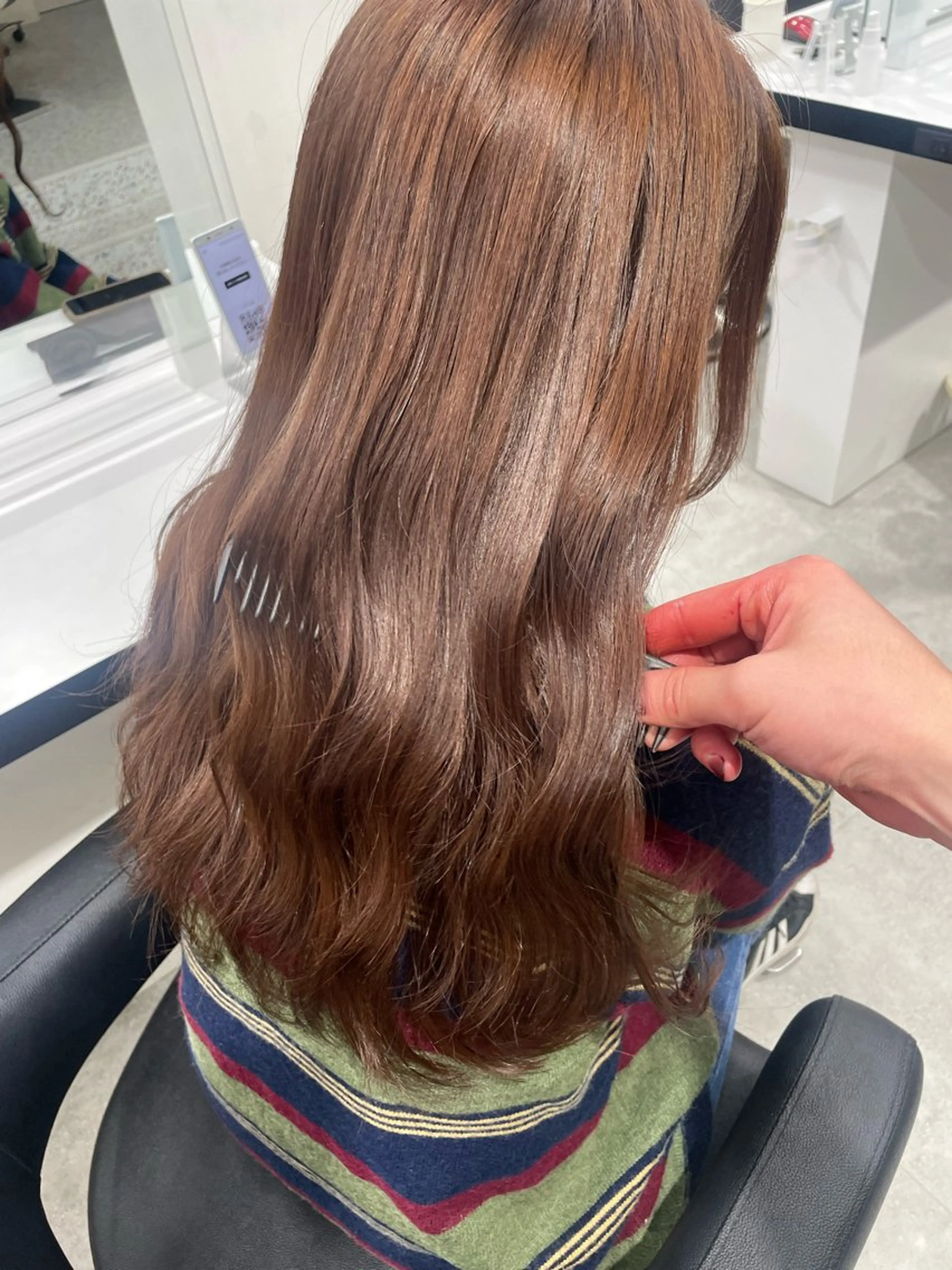 ロング エフェクトブリーチ/ レイヤーカット/翔のヘアスタイル