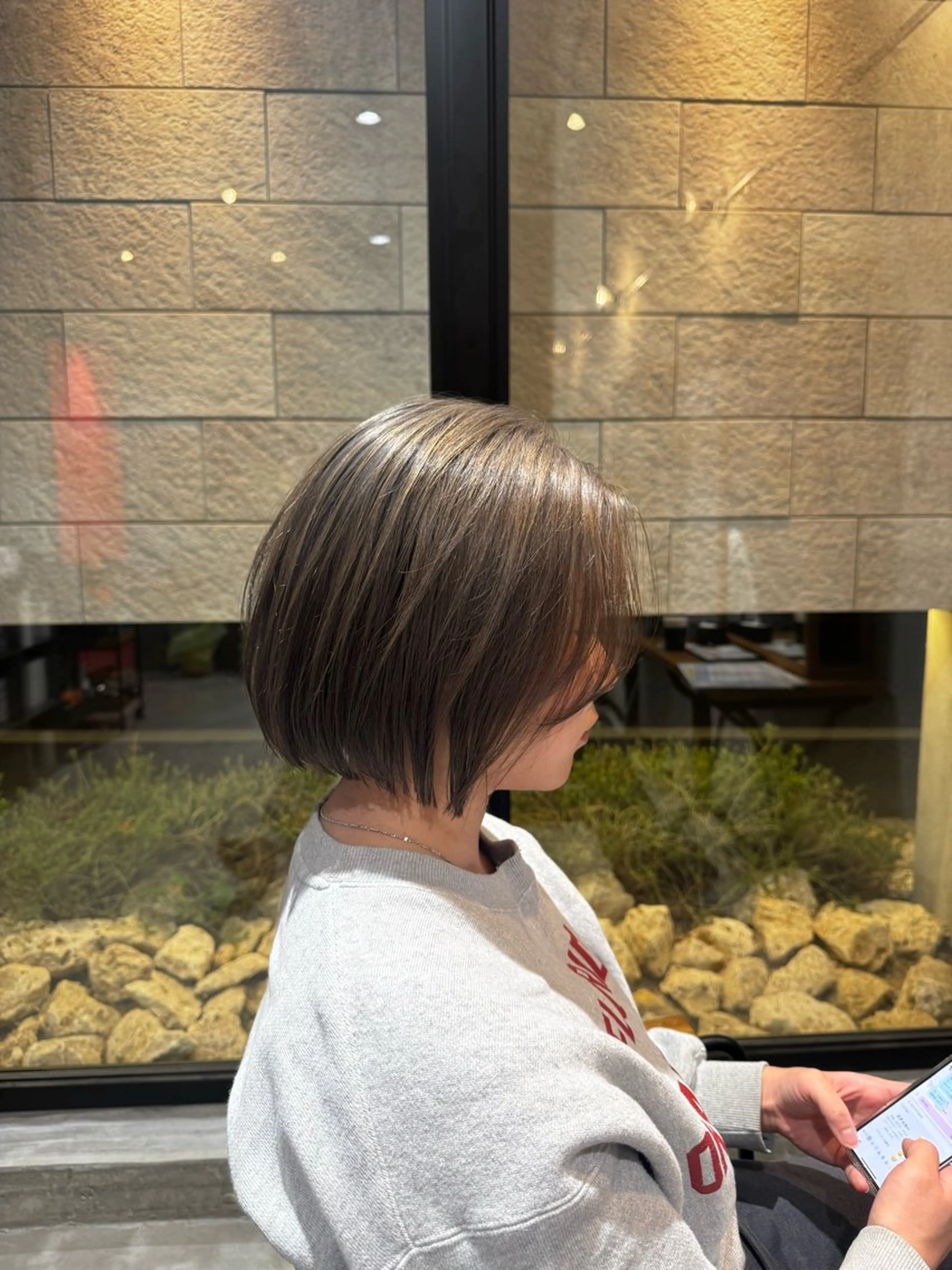 【minimo特別価格🪩】cut (シャンプー+ブロー込み💡)の写真