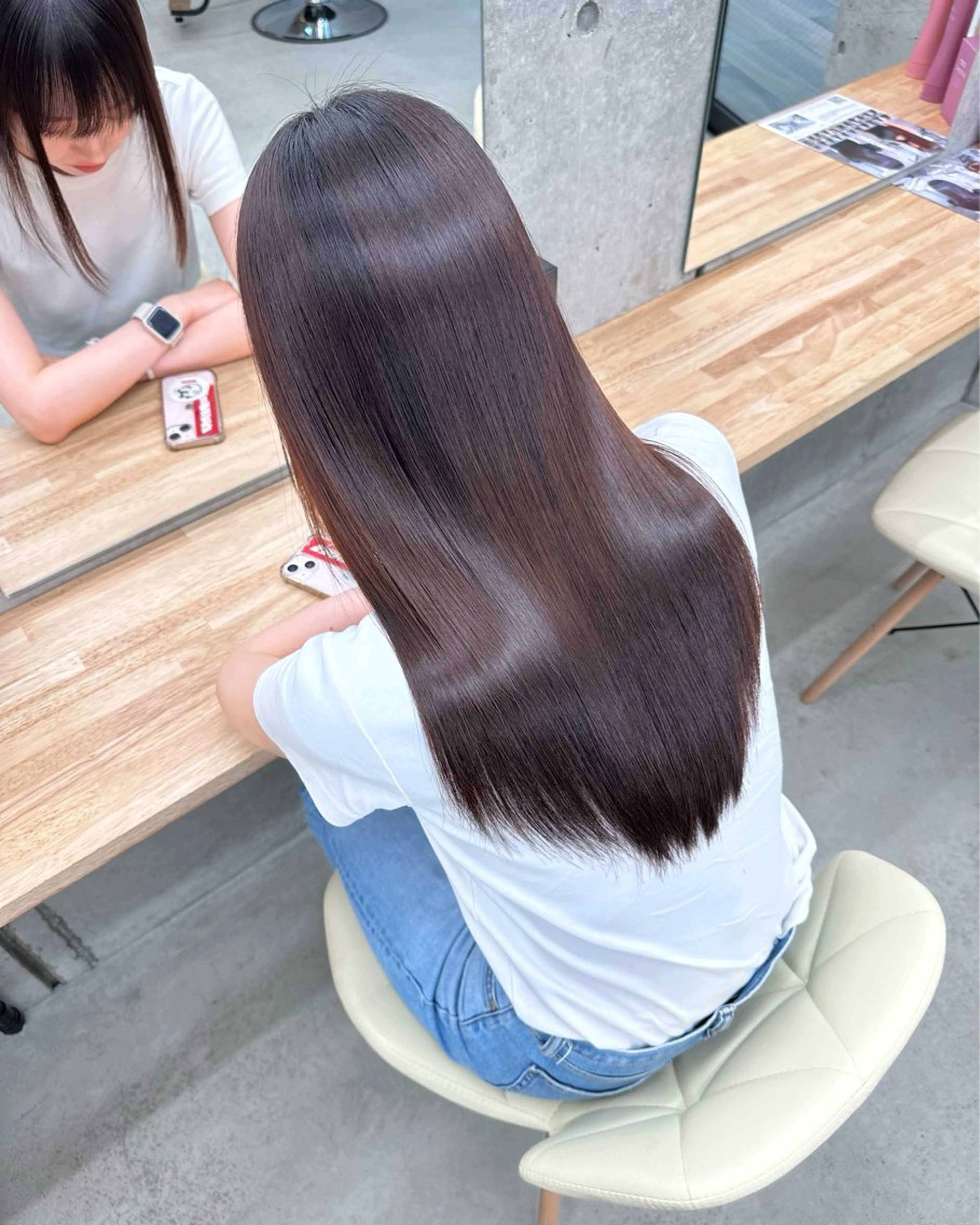 ロング CAMUE所属・髪質改善/縮毛矯正 ハイライトseiyaのヘアスタイル