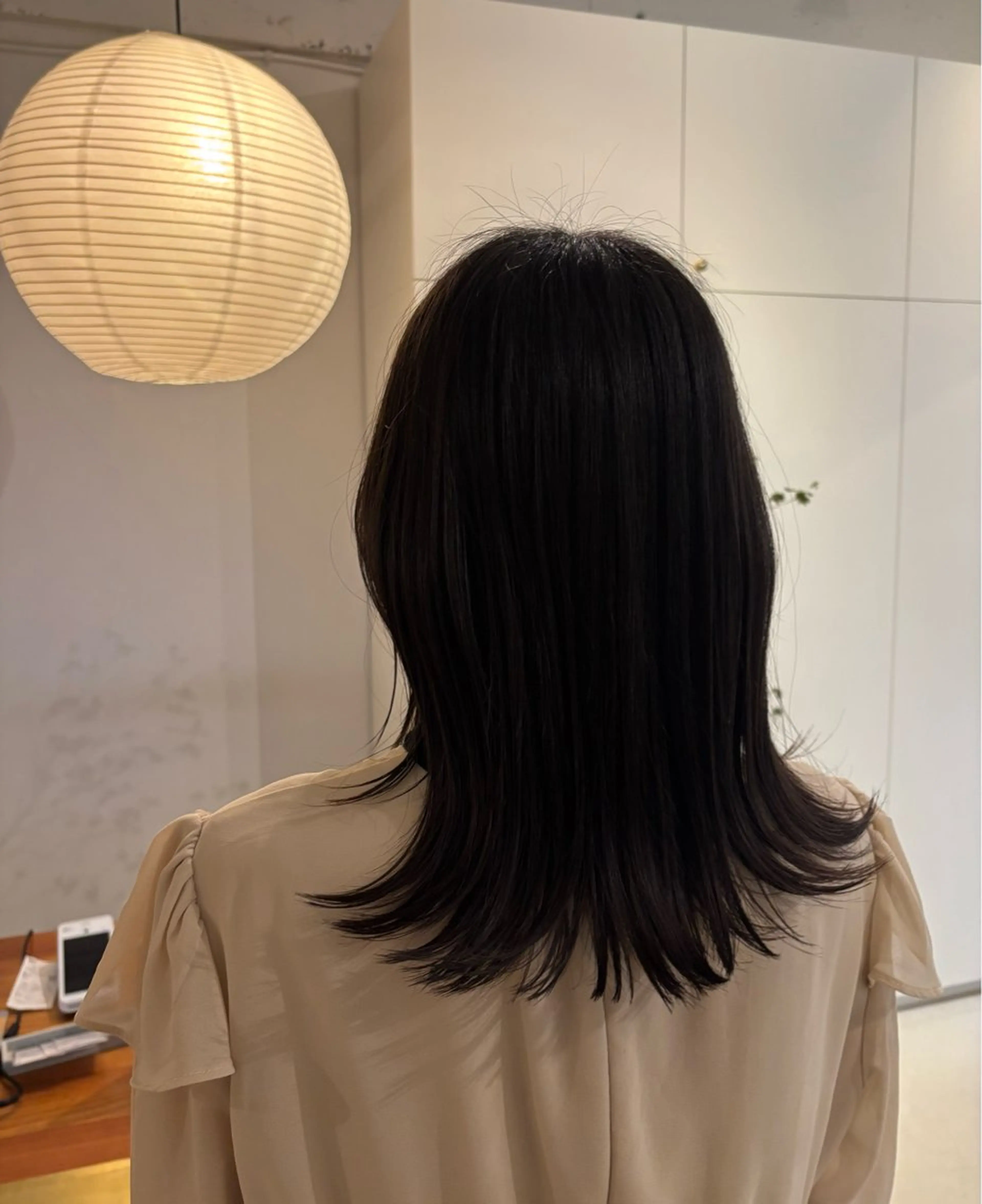 ミディアム 外ハネヘア 透明感カラー /Kanon️🫧のヘアスタイル