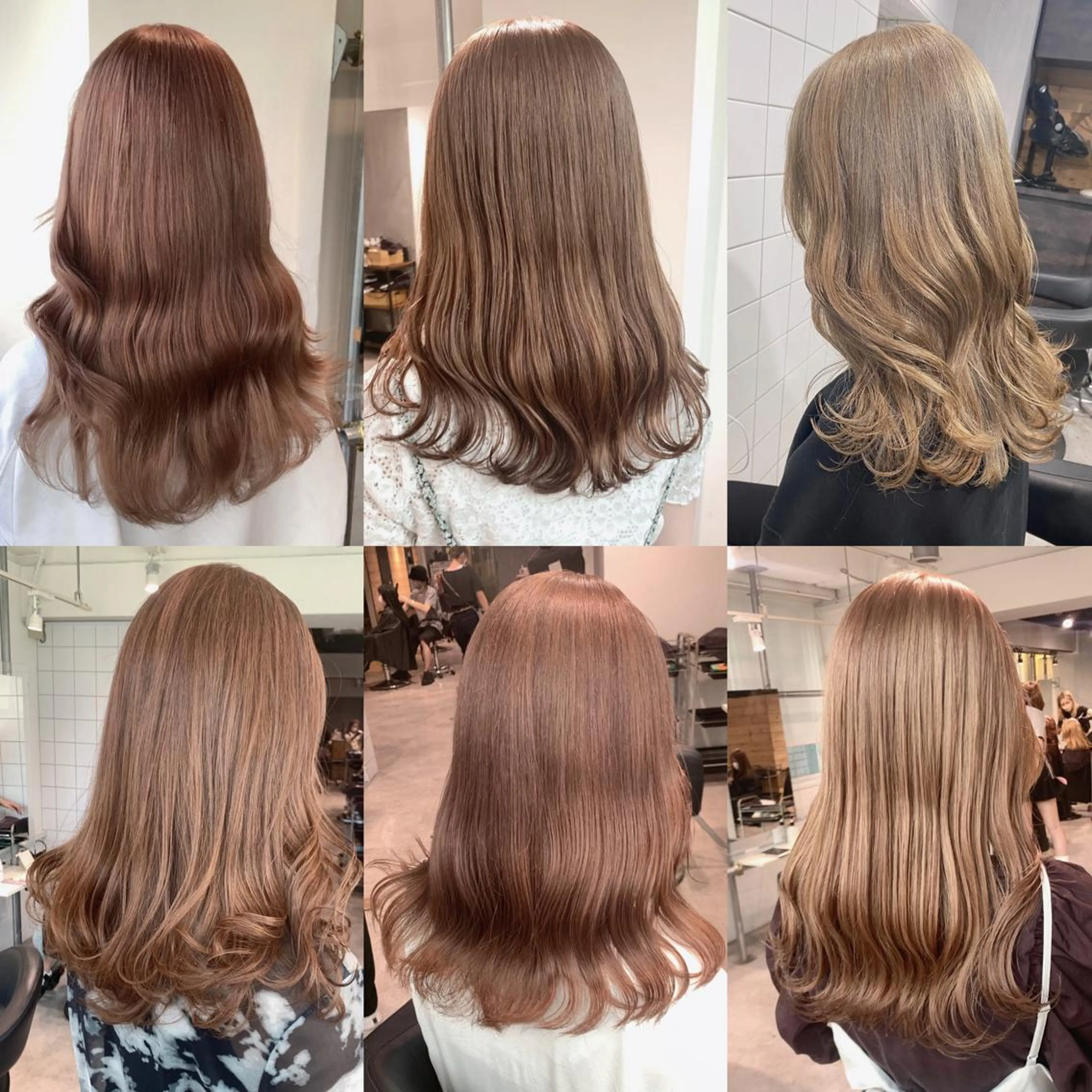 ロング カラー くすみミルクティー/ ブラウン🪡TOWAのヘアスタイル