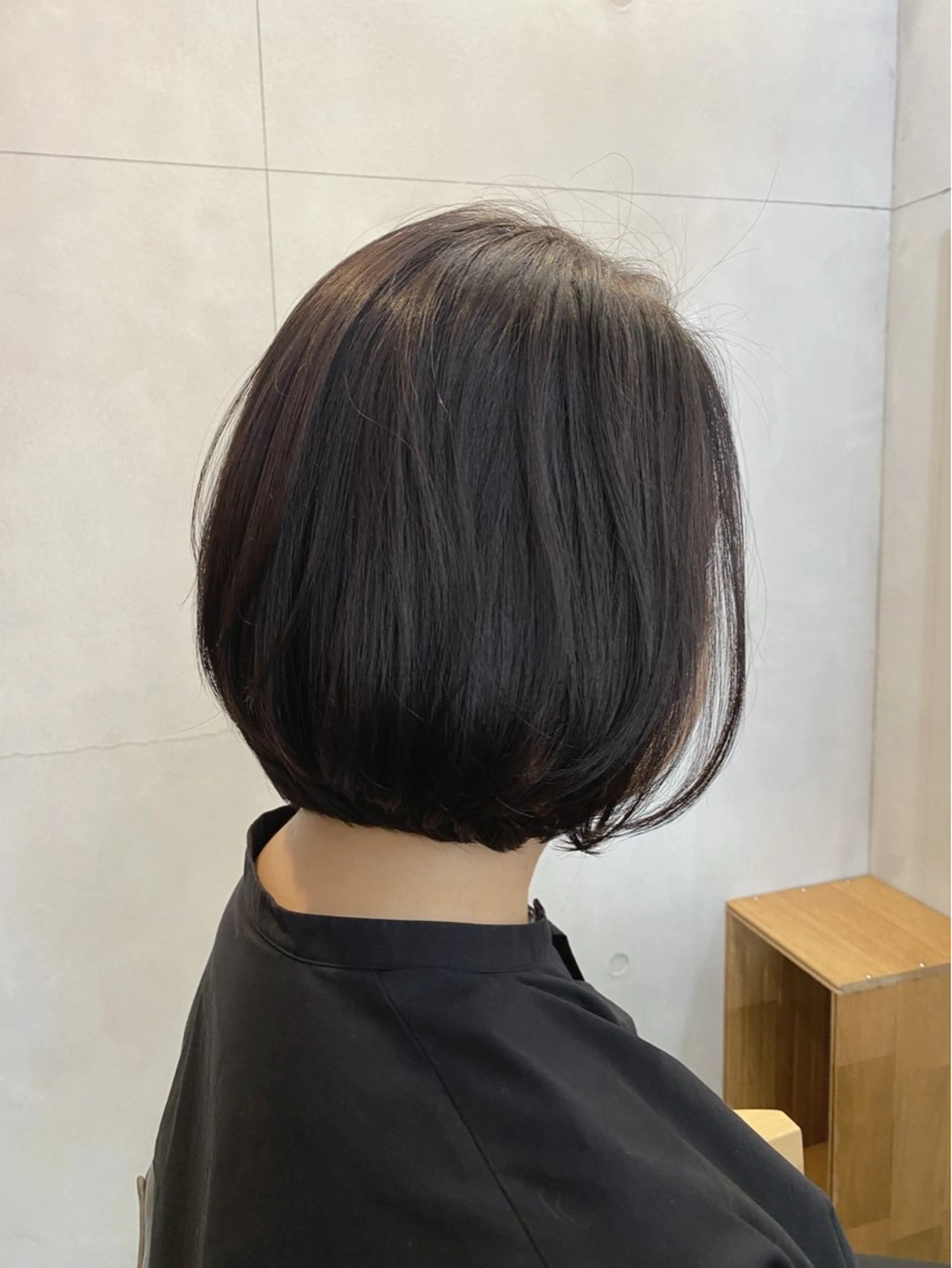 ショート カラー ボブ レイヤーカット ショートヘア conne& ririのヘアスタイル