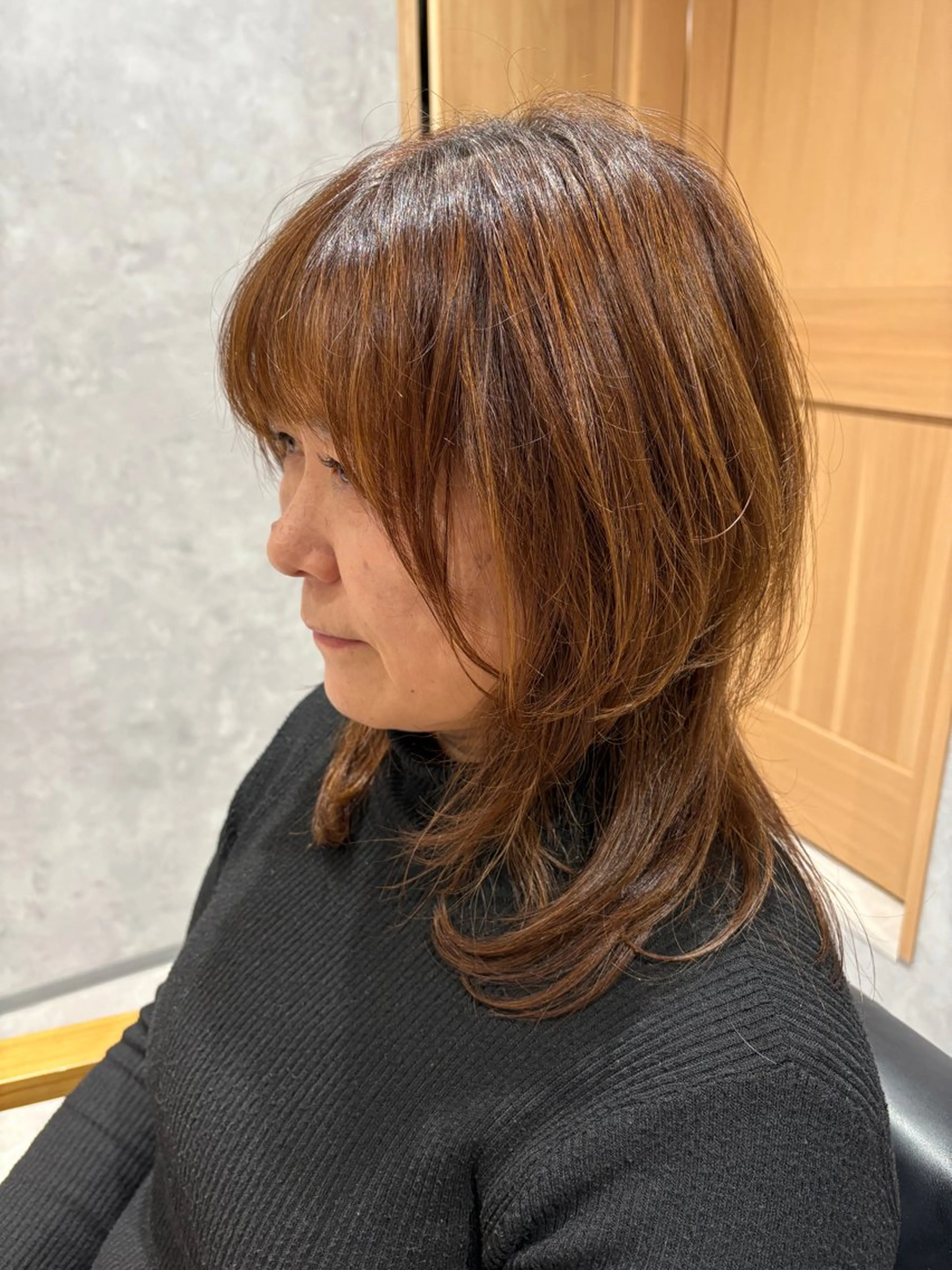 セミロング たまプラーザ/駅近 clan/前田 朋輝のヘアスタイル