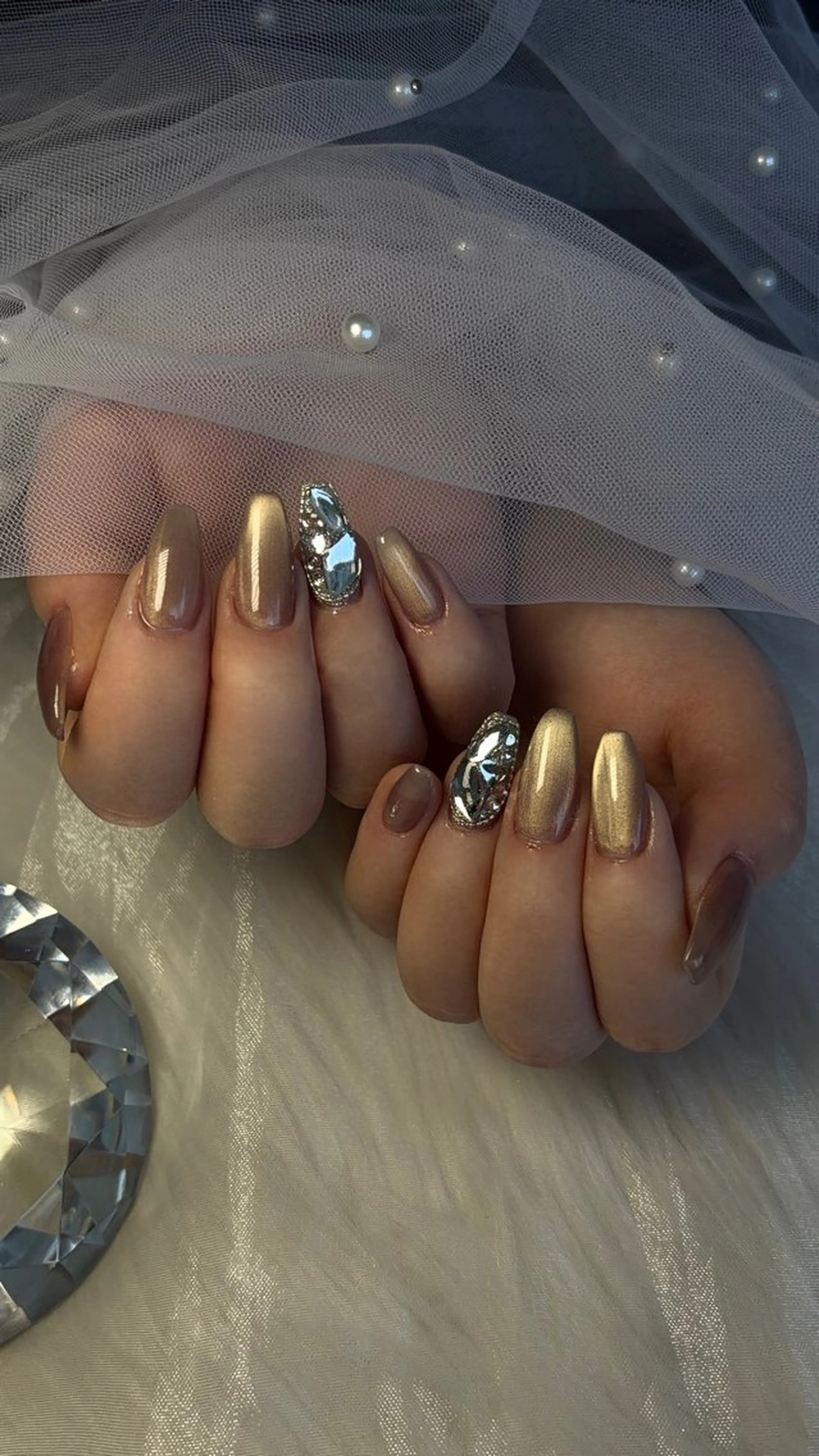 ネイル マグネットネイル ハンドネイル salon de belnetta所属・kayo 💅のネイルデザイン