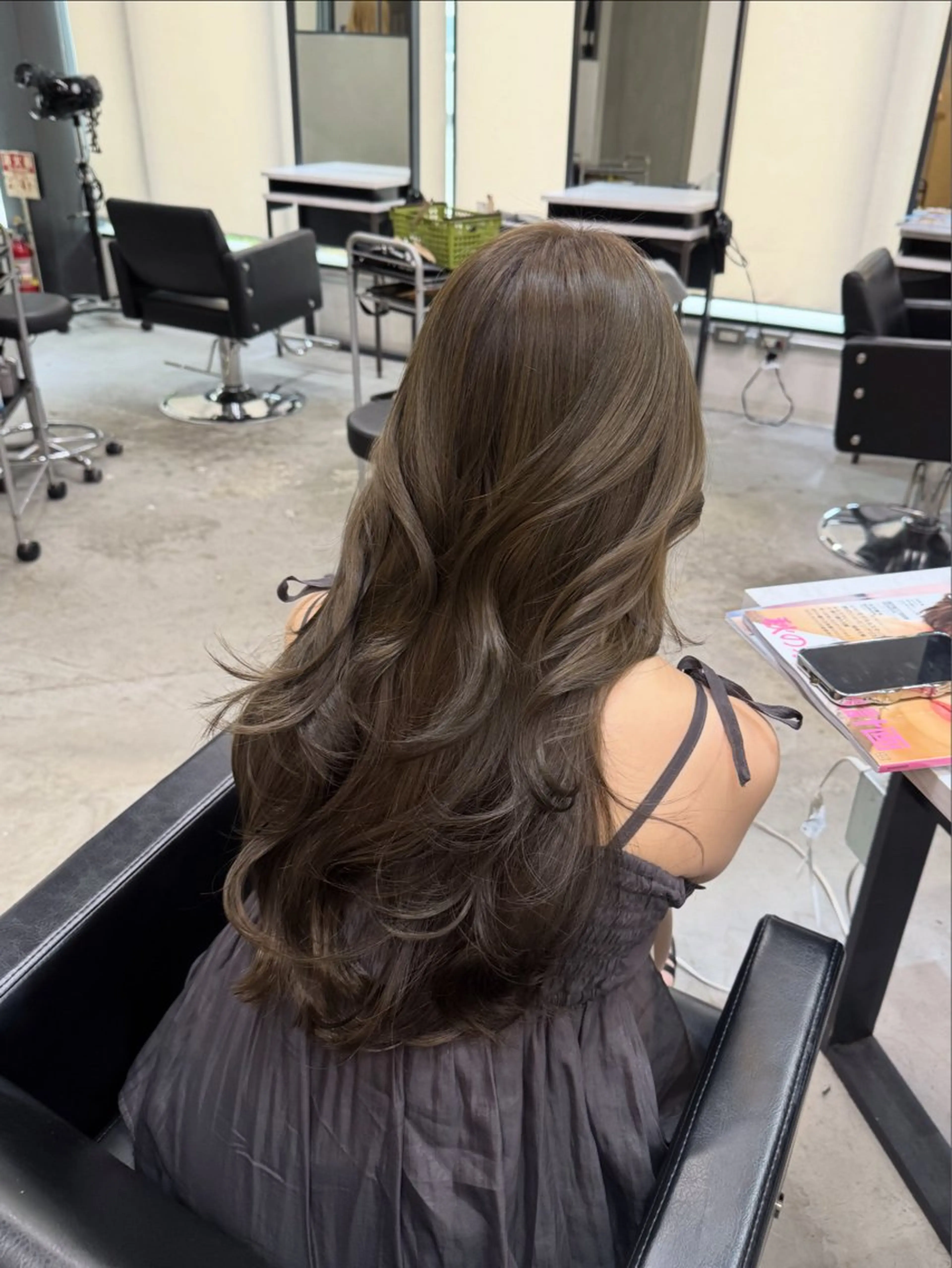 ロング カラー 韓国ヘア🇰🇷 YUKINAのヘアスタイル