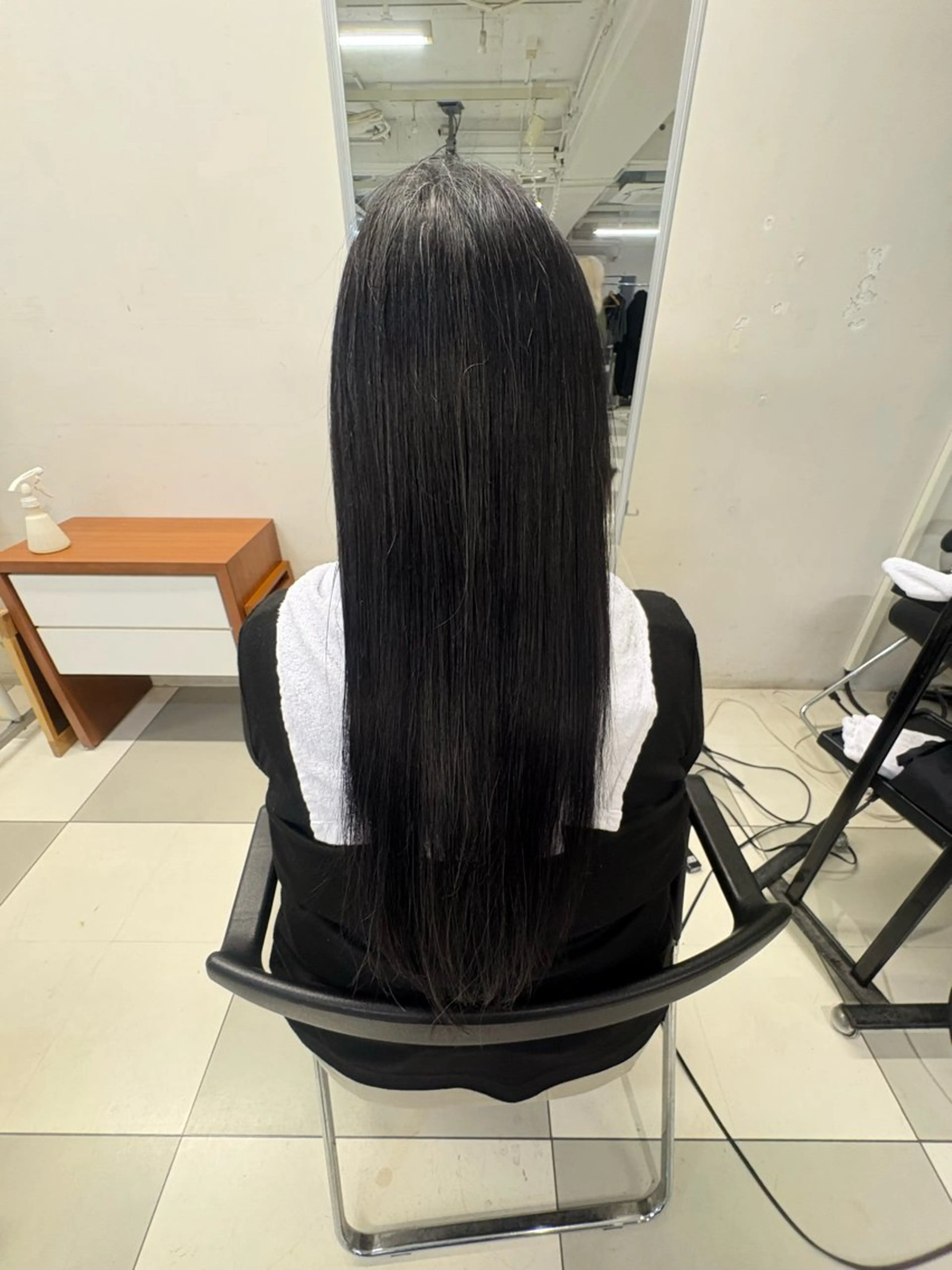 ロング パーマ 山名 里英のヘアスタイル