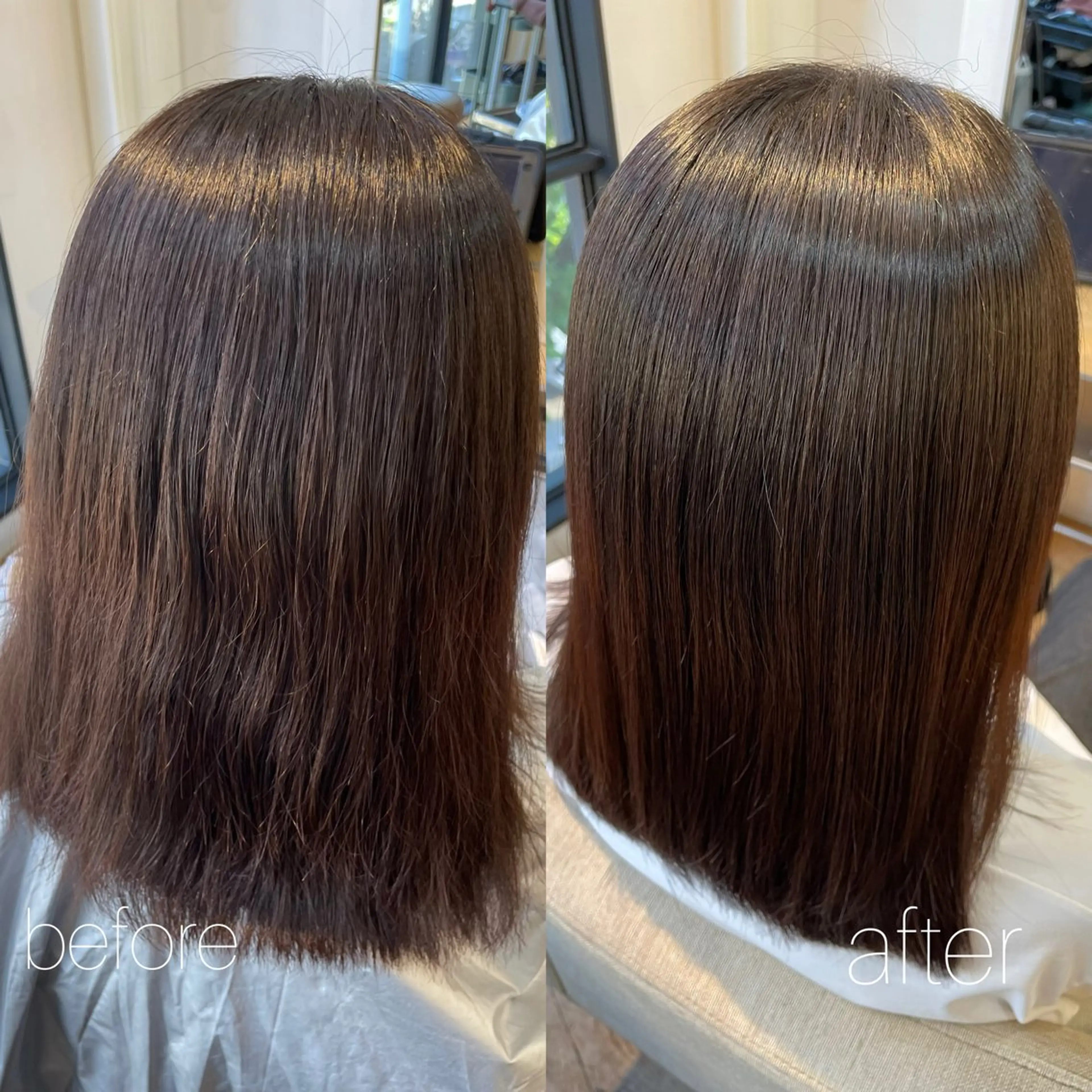 セミロング BELO 愛未のヘアスタイル